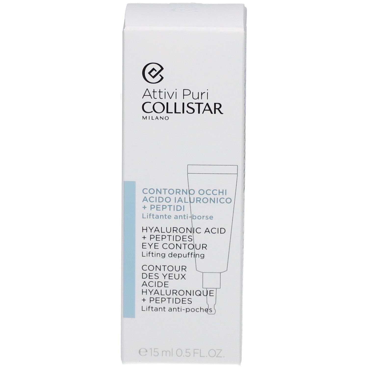 Collistar Attivi Puri Contour des Yeux Acide Hyaluronique + Peptides