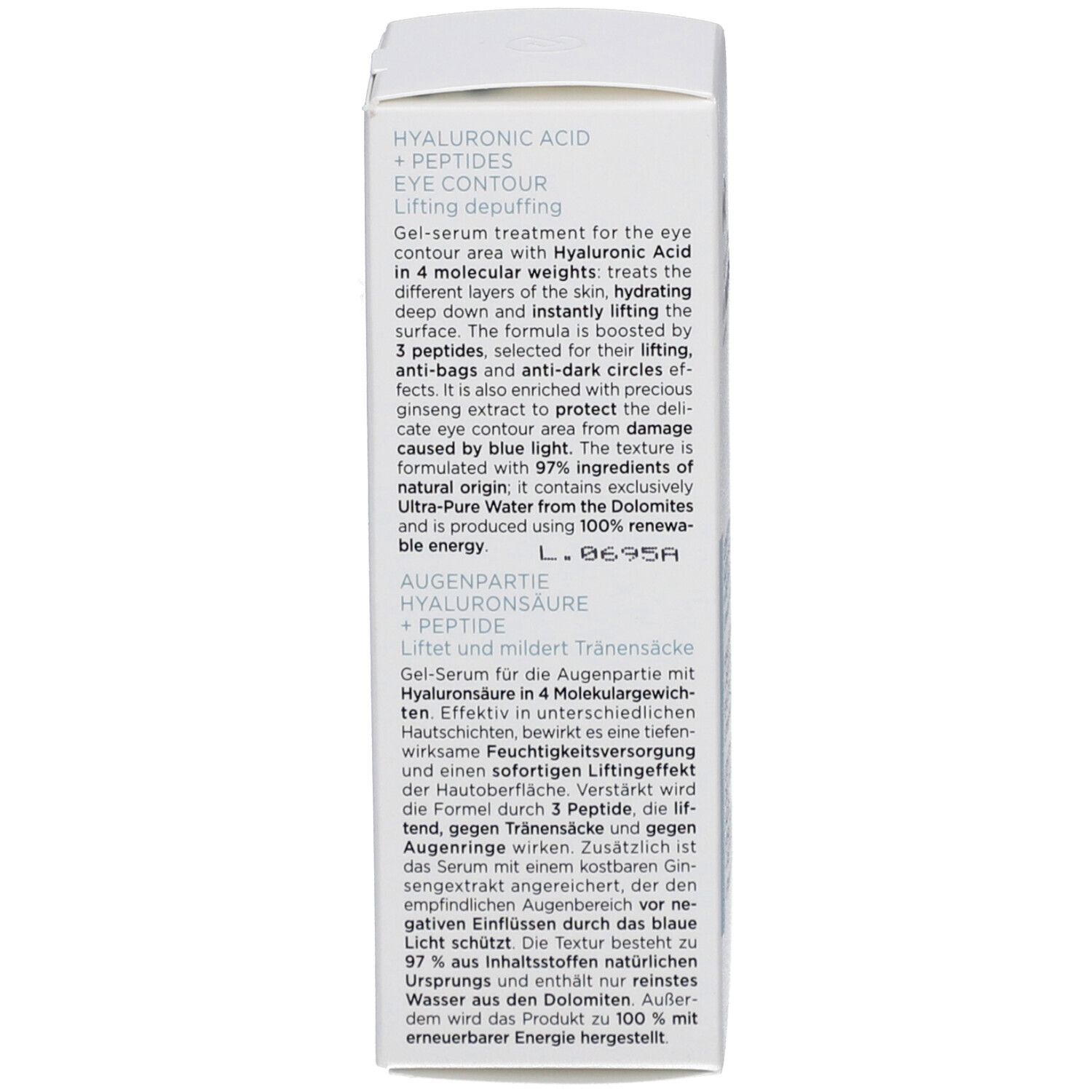 Collistar Attivi Puri Contour des Yeux Acide Hyaluronique + Peptides