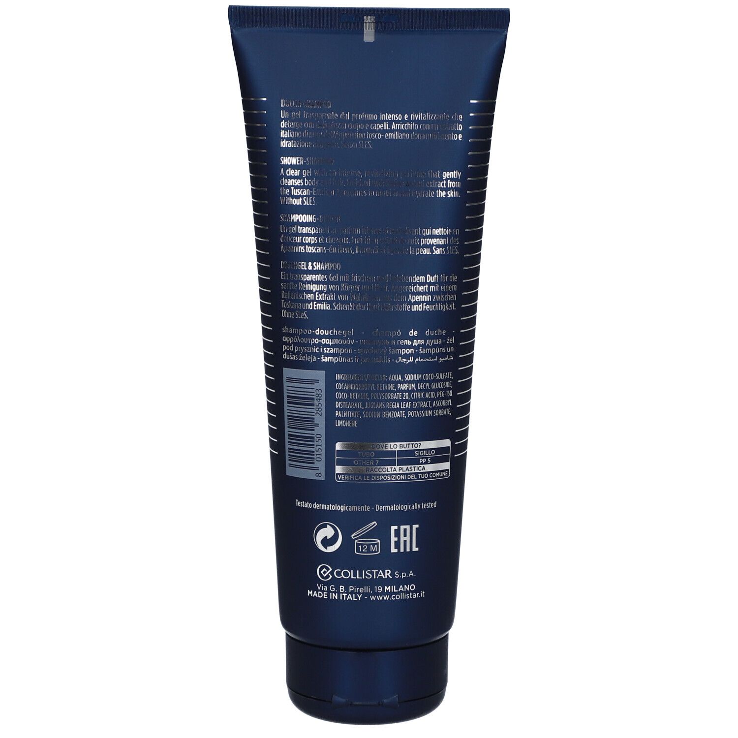 Collistar Men Acqua Vetiver Douche-Shampooing