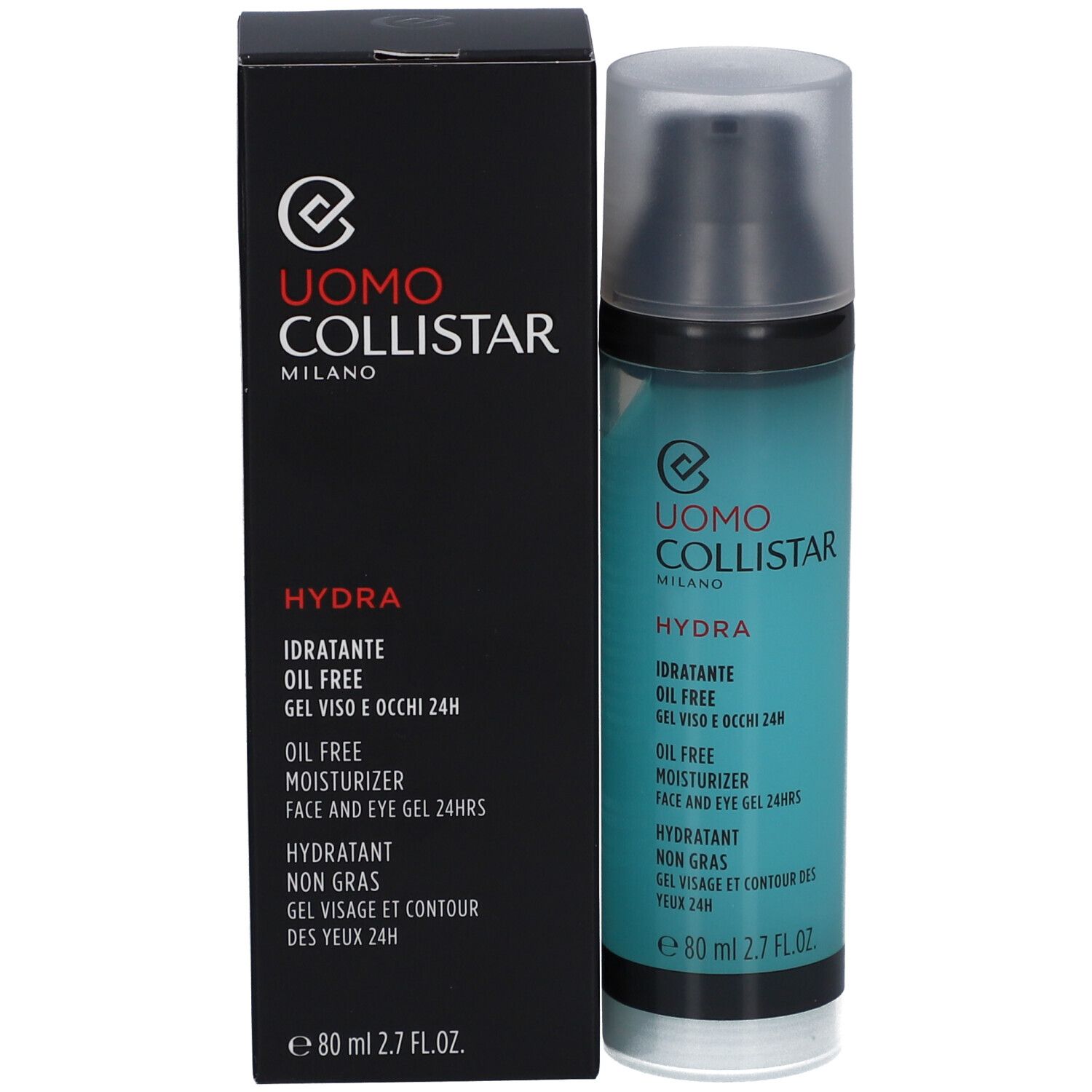 COLLISTAR Men Hydratant Non Gras Gel Visage et Contour des Yeux 24h