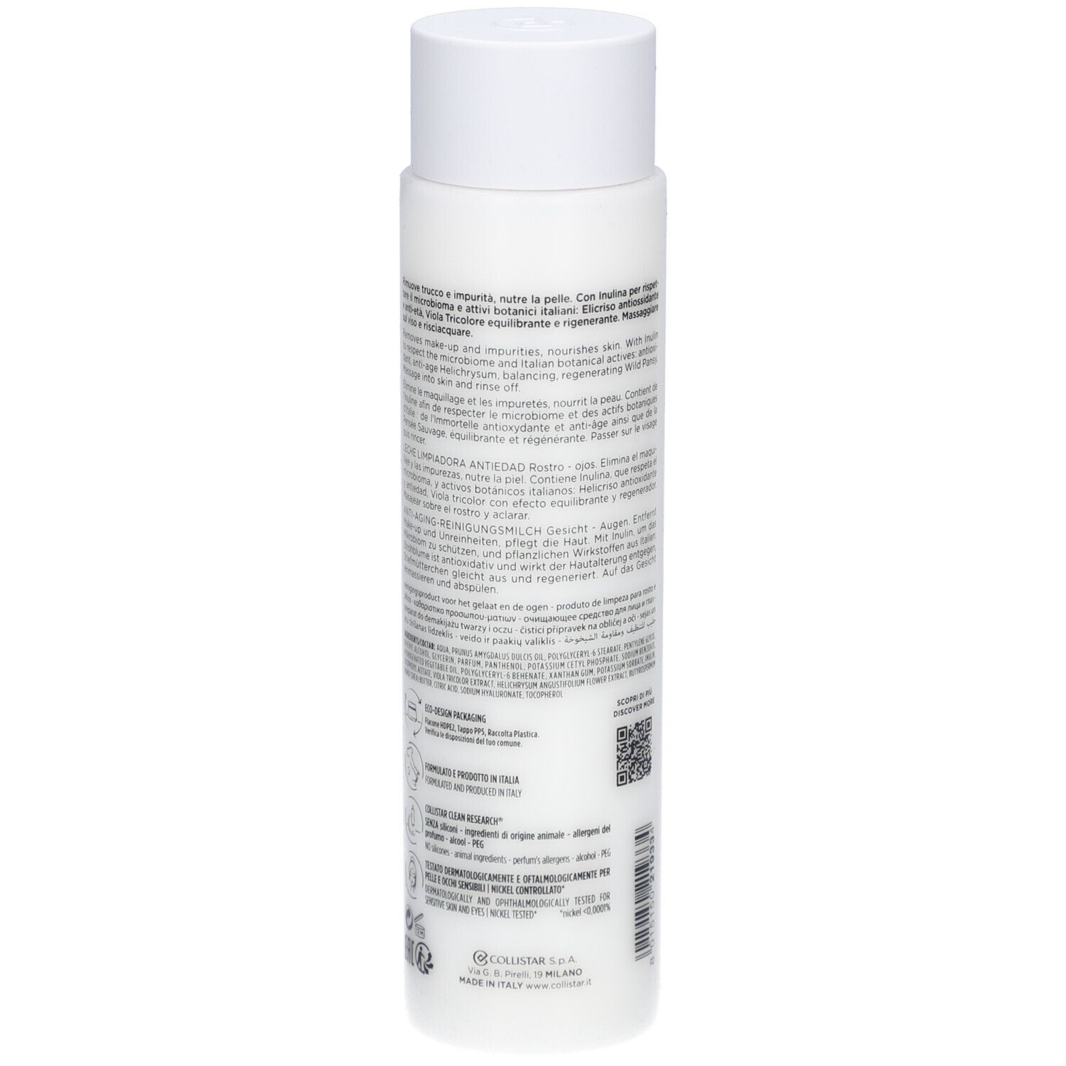 Collistar Lait Nettoyant Anti-Âge