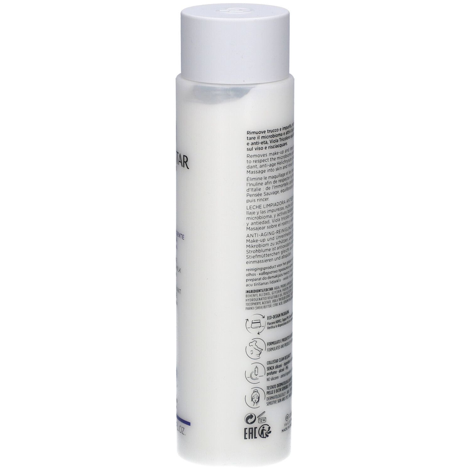 Collistar Lait Nettoyant Anti-Âge