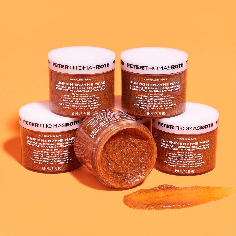 Peter Thomas Roth Pumpkin Enzyme Mask. Plusieurs pots avec masque.