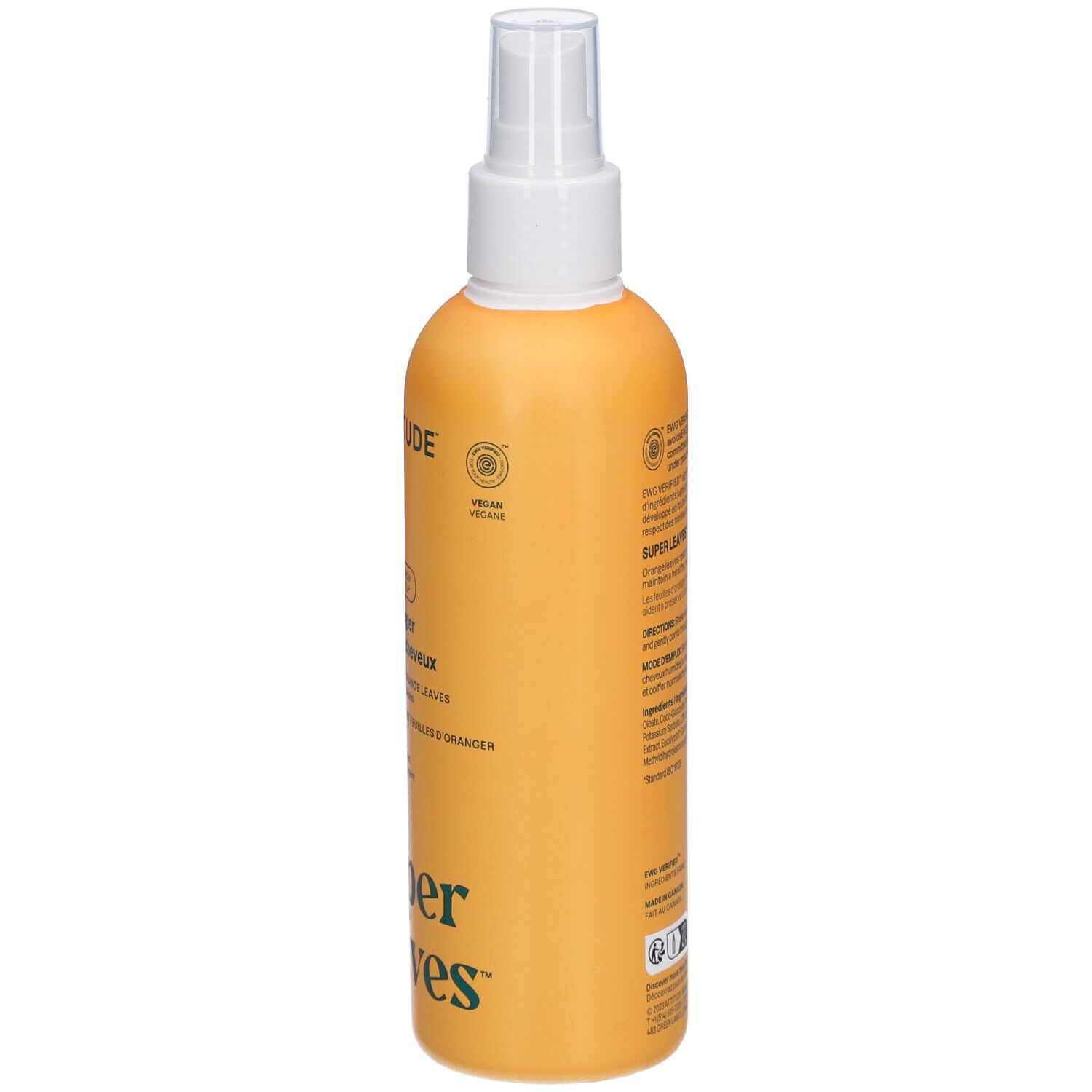 ATTITUDE Super leaves™ Démêlant Cheveux | Huile d'avocat et Feuilles d'olivier