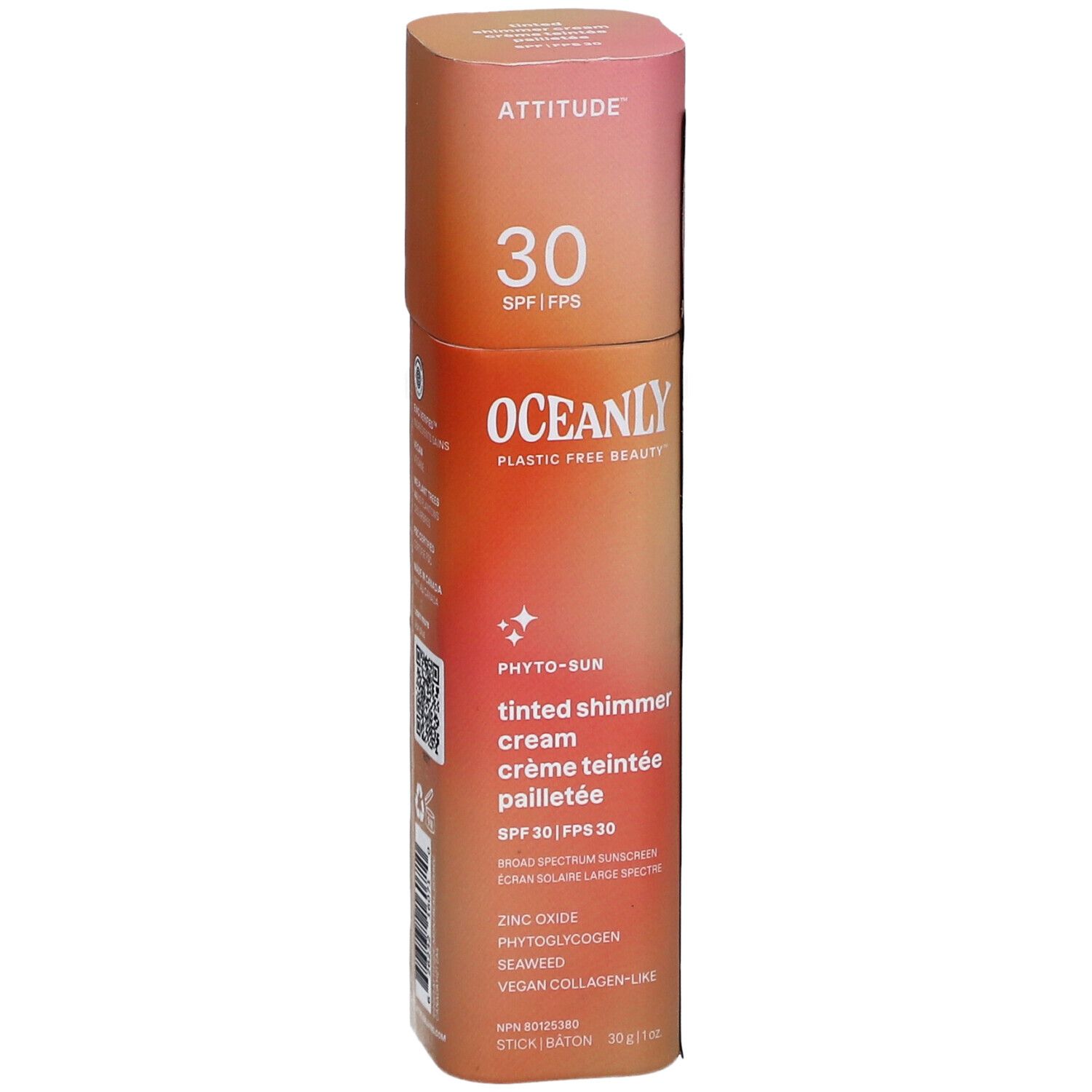 Attitude Oceanly Phyto Sun | Crème Teintée Pailletée SPF30