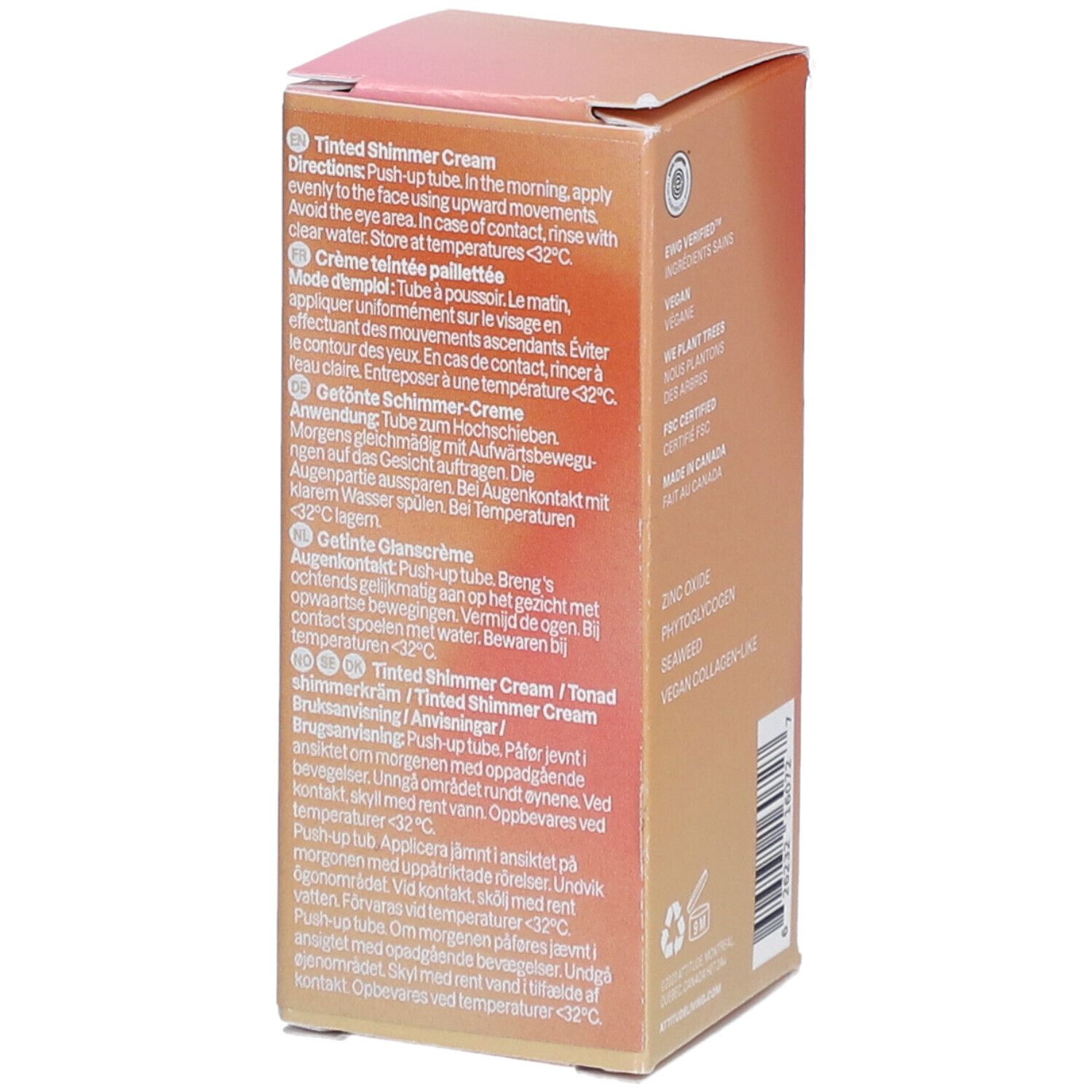 Attitude Oceanly Phyto Sun | Crème Teintée Pailletée SPF30