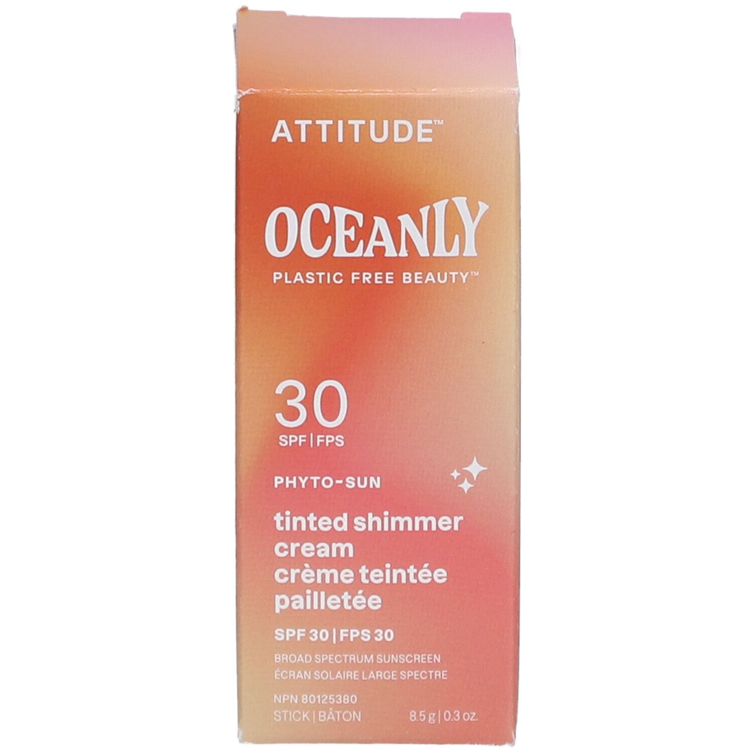 Attitude Oceanly Phyto Sun | Crème Teintée Pailletée SPF30