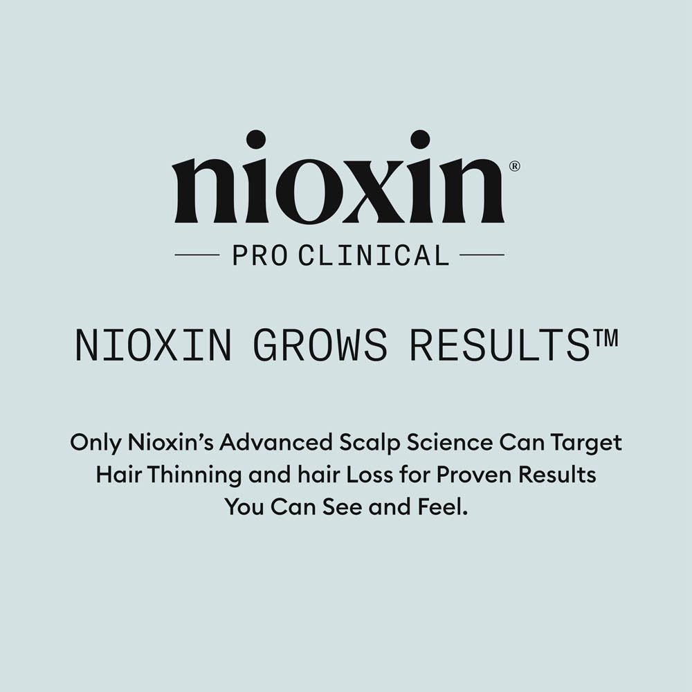 Logo et slogan Nioxin Pro Clinical.
