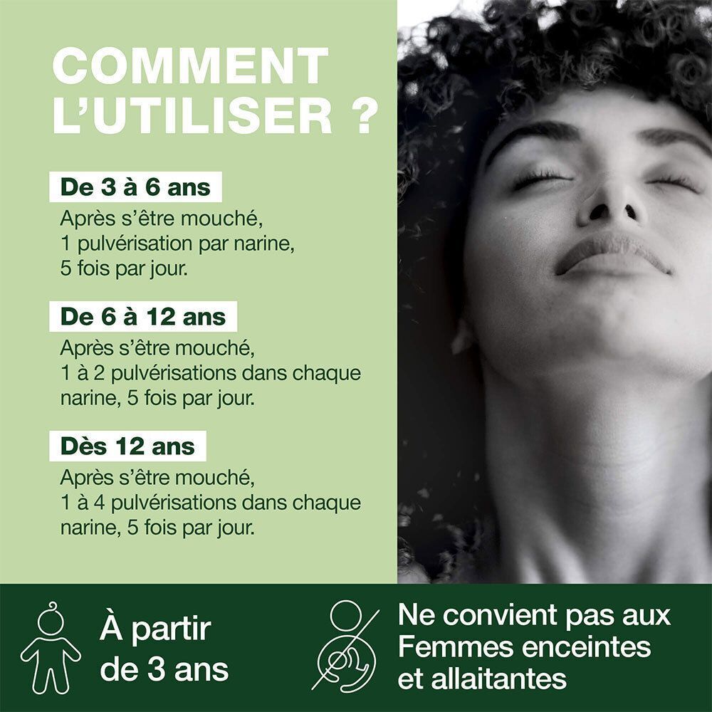 Conseils d'utilisation. Dosage par âge: 3-6 ans, 6-12 ans, dès 12 ans. Ne convient pas aux femmes enceintes et allaitantes.