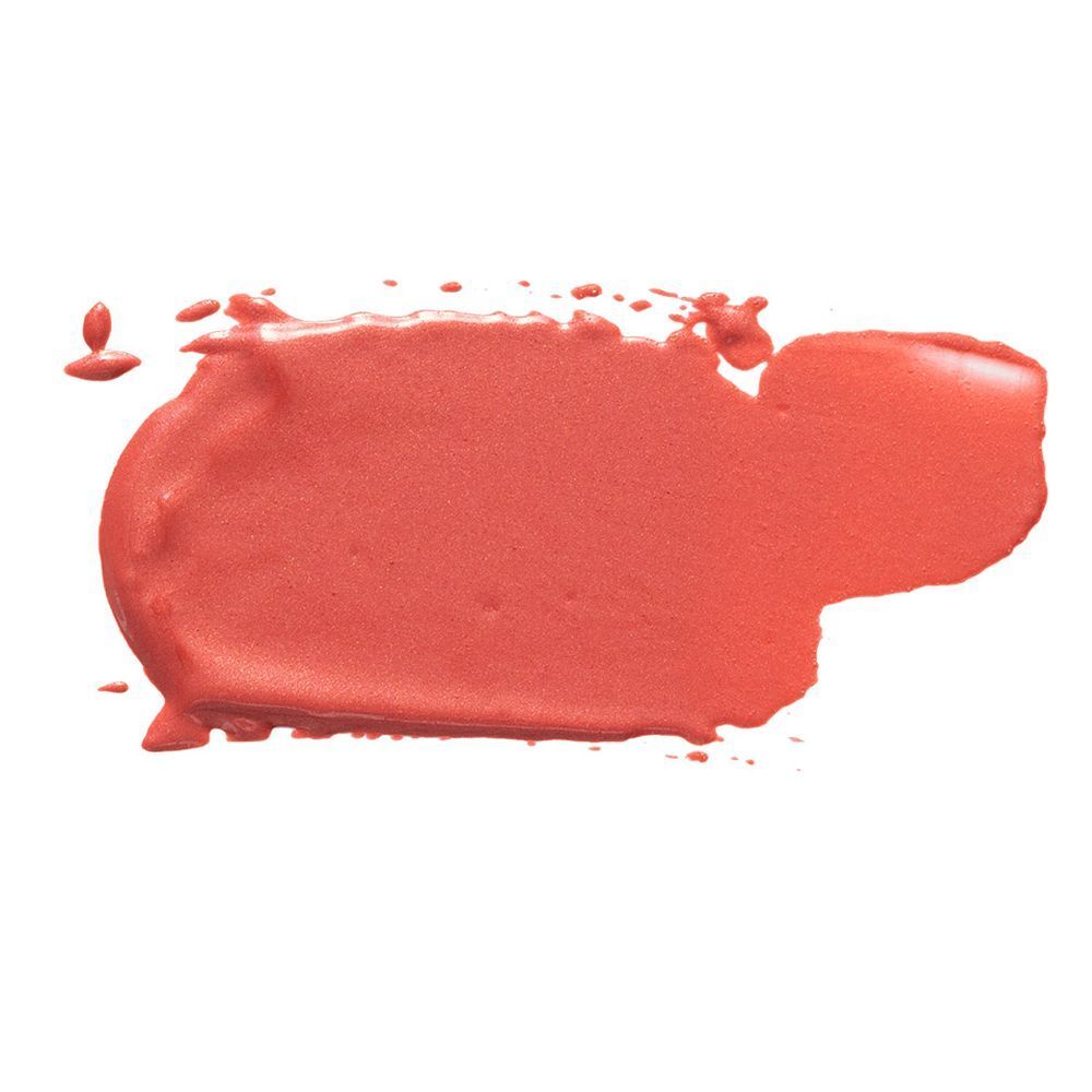Couleur de fard à joues sur fond blanc. Forme rectangulaire.