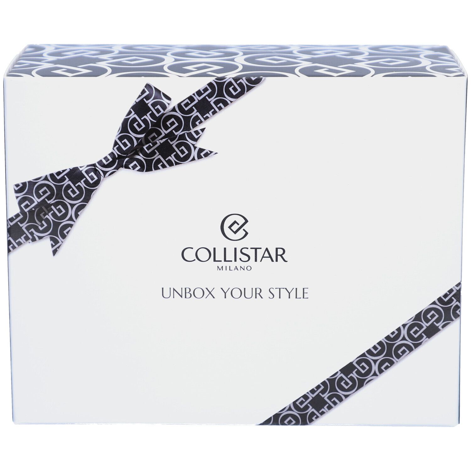 Coffret cadeau Collistar Mann Must-haves Gesicht, emballage avec design de nœud.