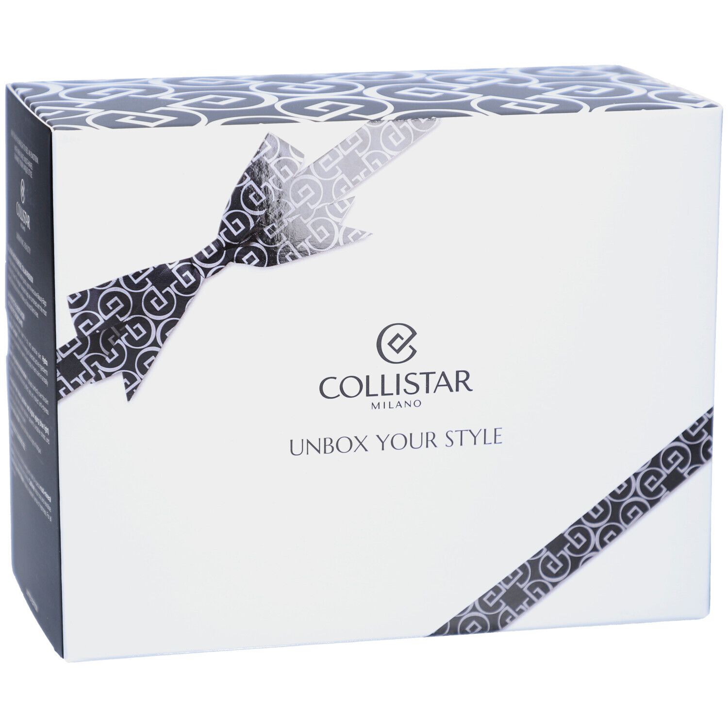 Coffret cadeau Collistar Mann Must-haves Gesicht, emballage avec design de nœud.