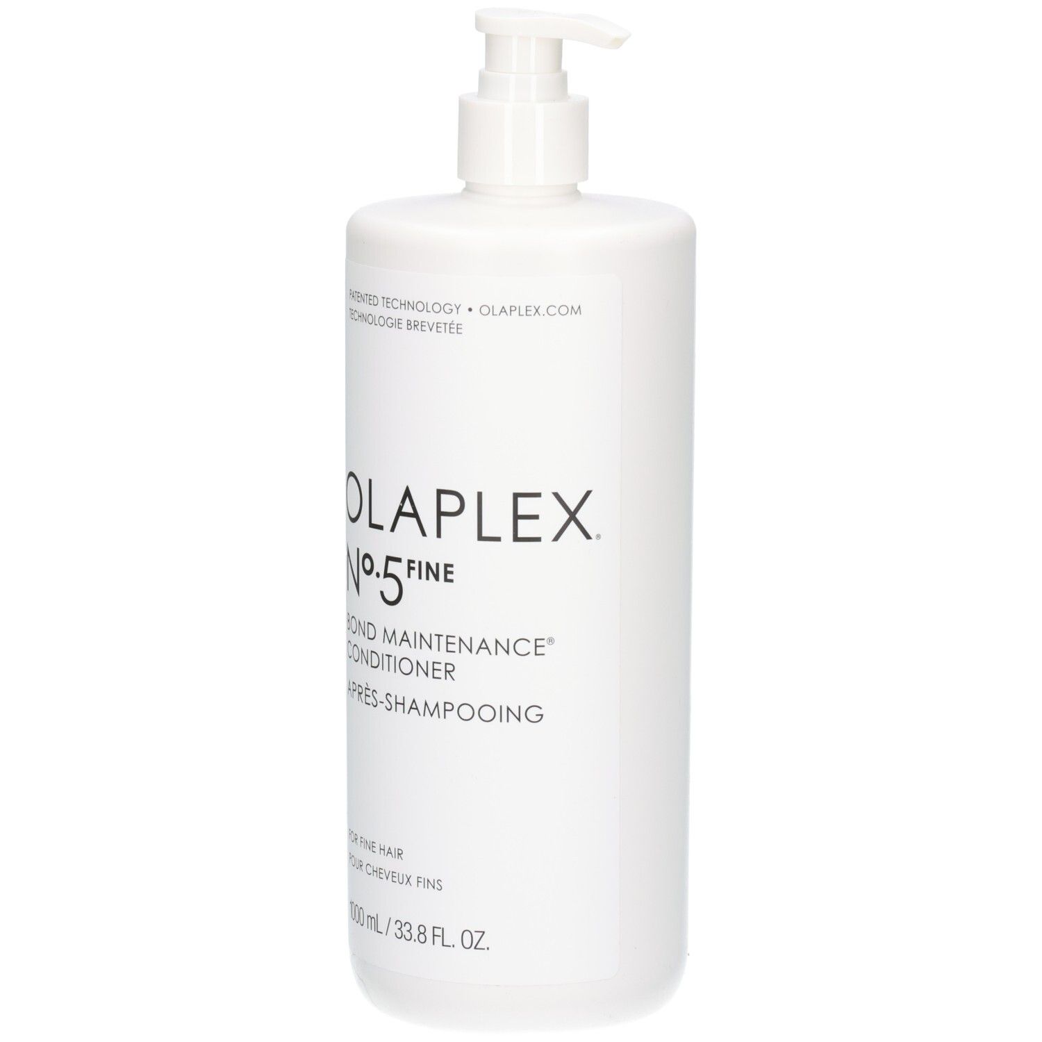 Bouteille Olaplex No.5 Fine Bond Maintenance Conditioner avec pompe, 1000 ml.