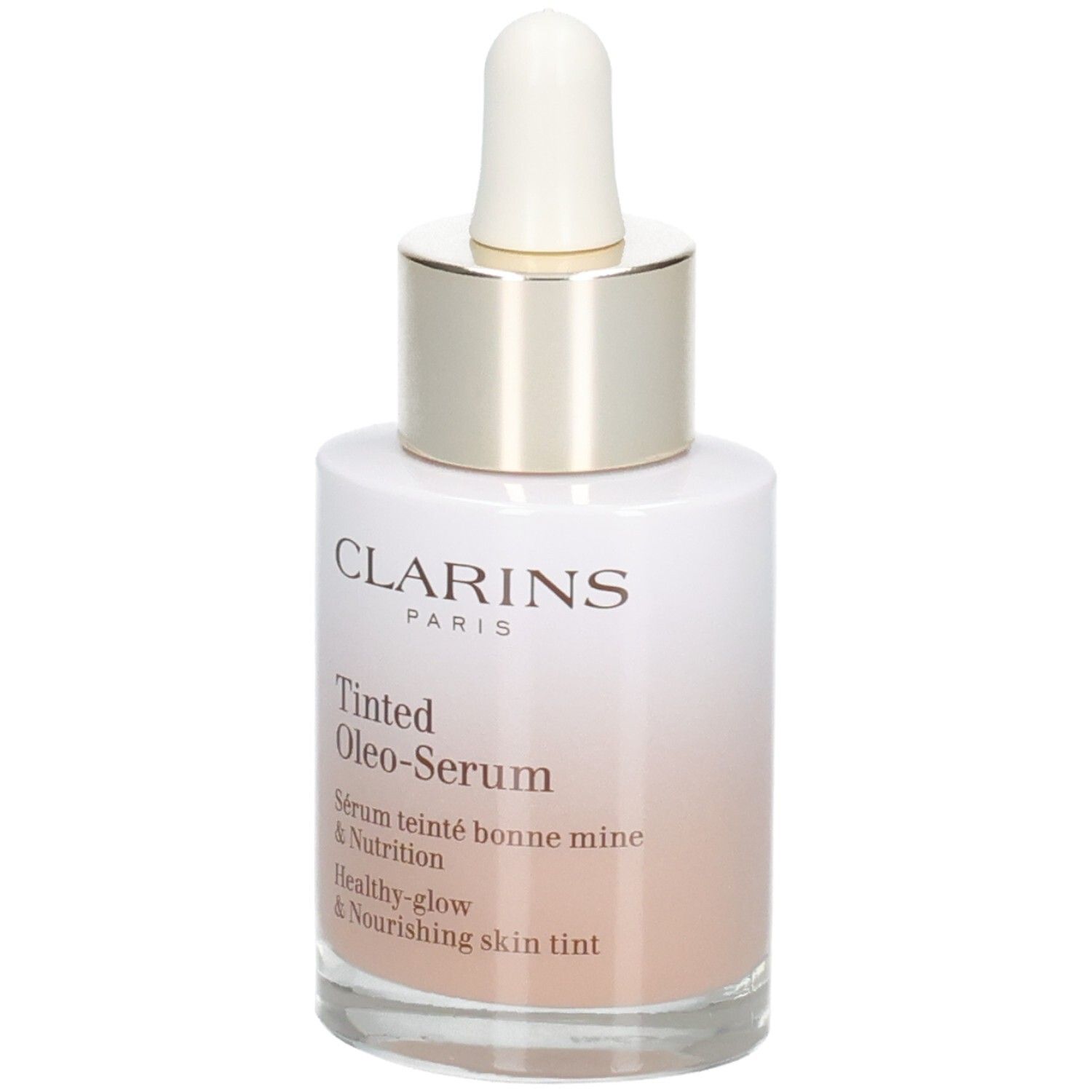 Flacon Clarins Tinted Oleo-Serum avec pipette, teinte 02.5.