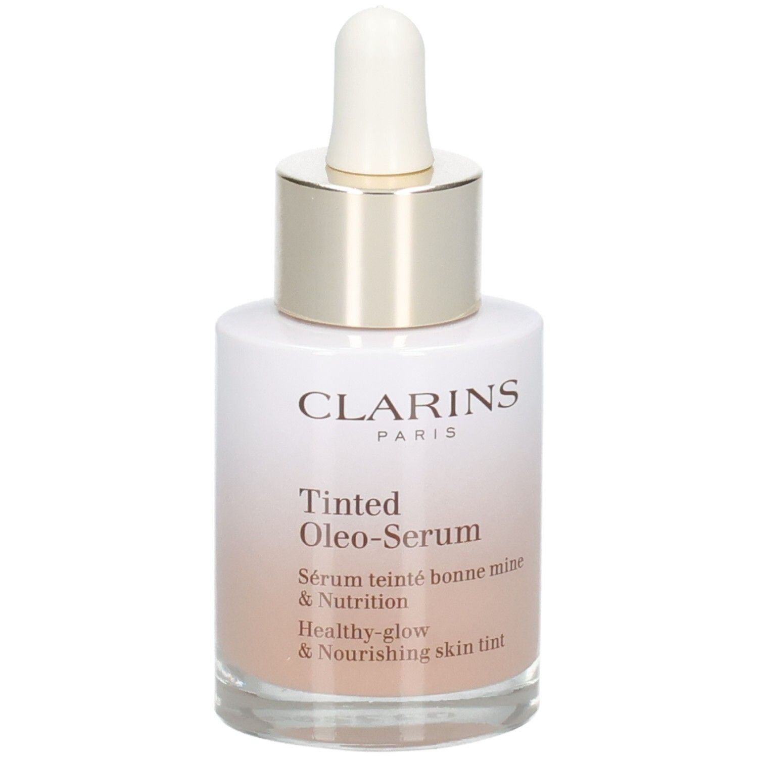 Flacon Clarins Tinted Oleo-Serum avec pipette, teinte 02.5.