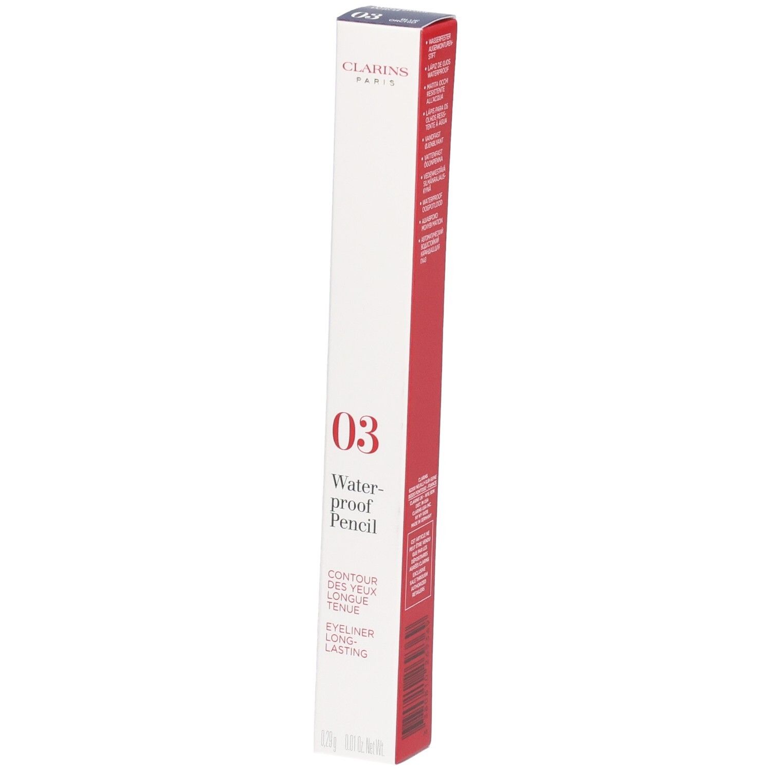 Crayon Yeux Waterproof Clarins 03, Orchidée Bleue. Maquillage yeux longue tenue et waterproof.