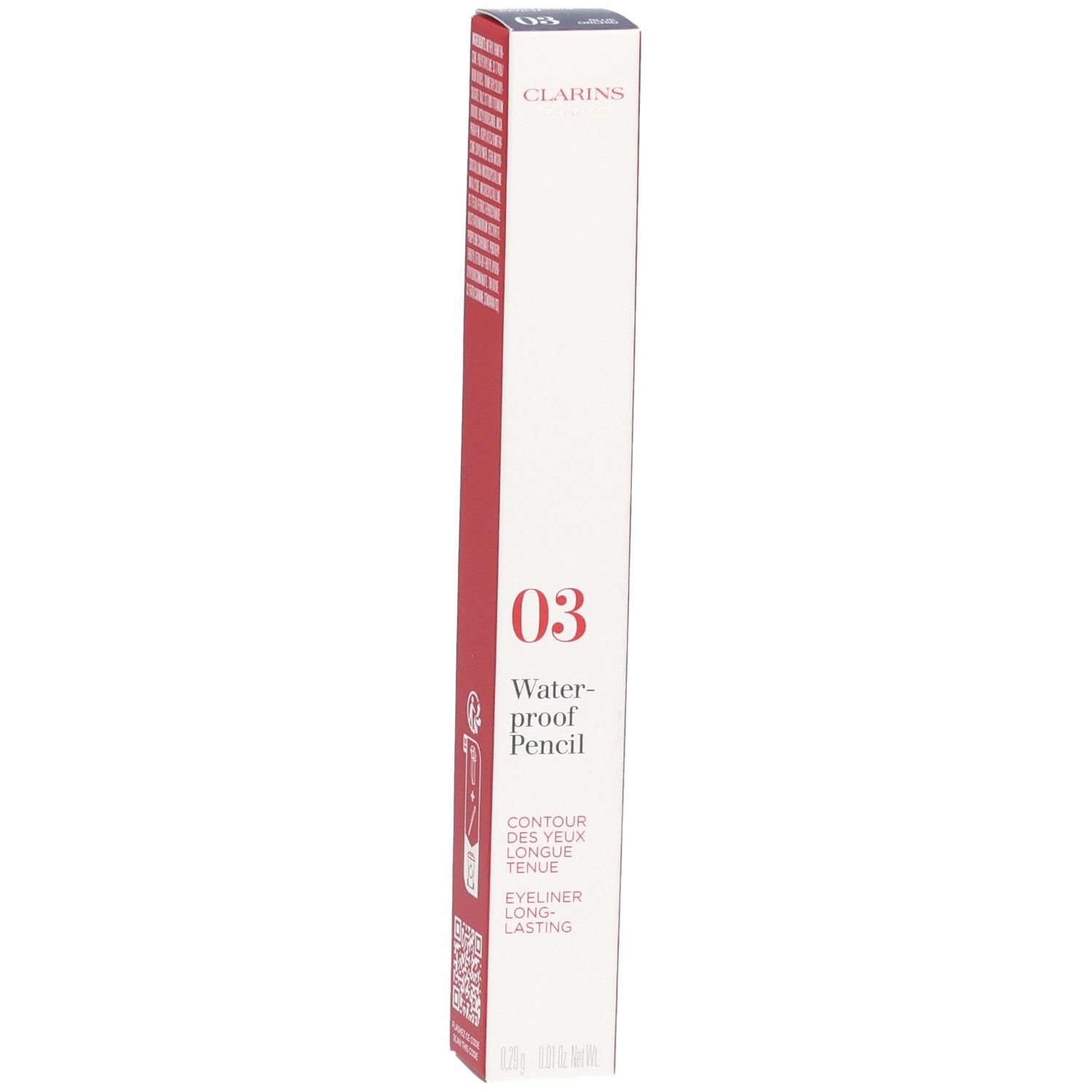 Crayon Yeux Waterproof Clarins 03, Orchidée Bleue. Maquillage yeux longue tenue et waterproof.