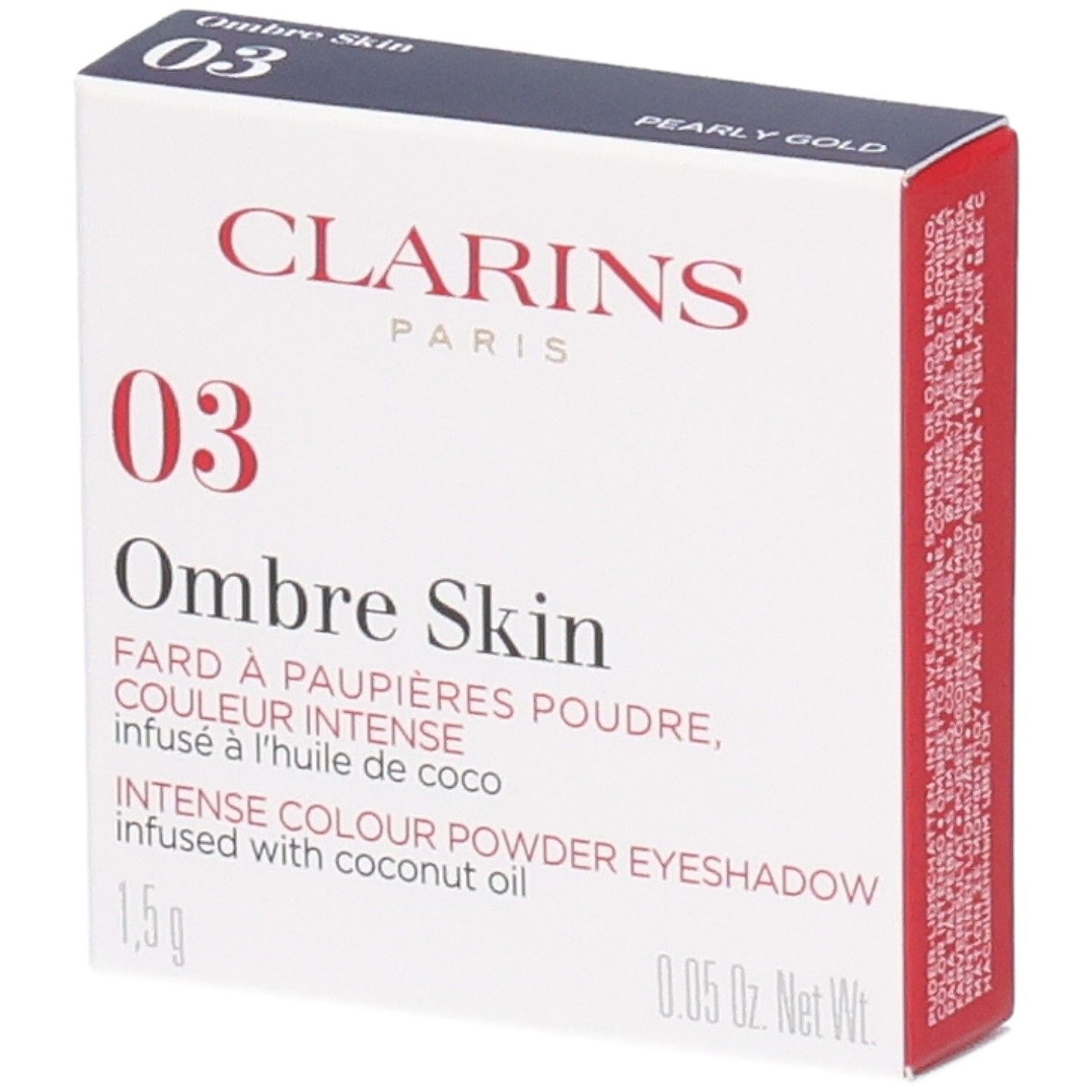 Clarins Ombre Skin fard à paupières 03 Pearly Gold, 1,5g.