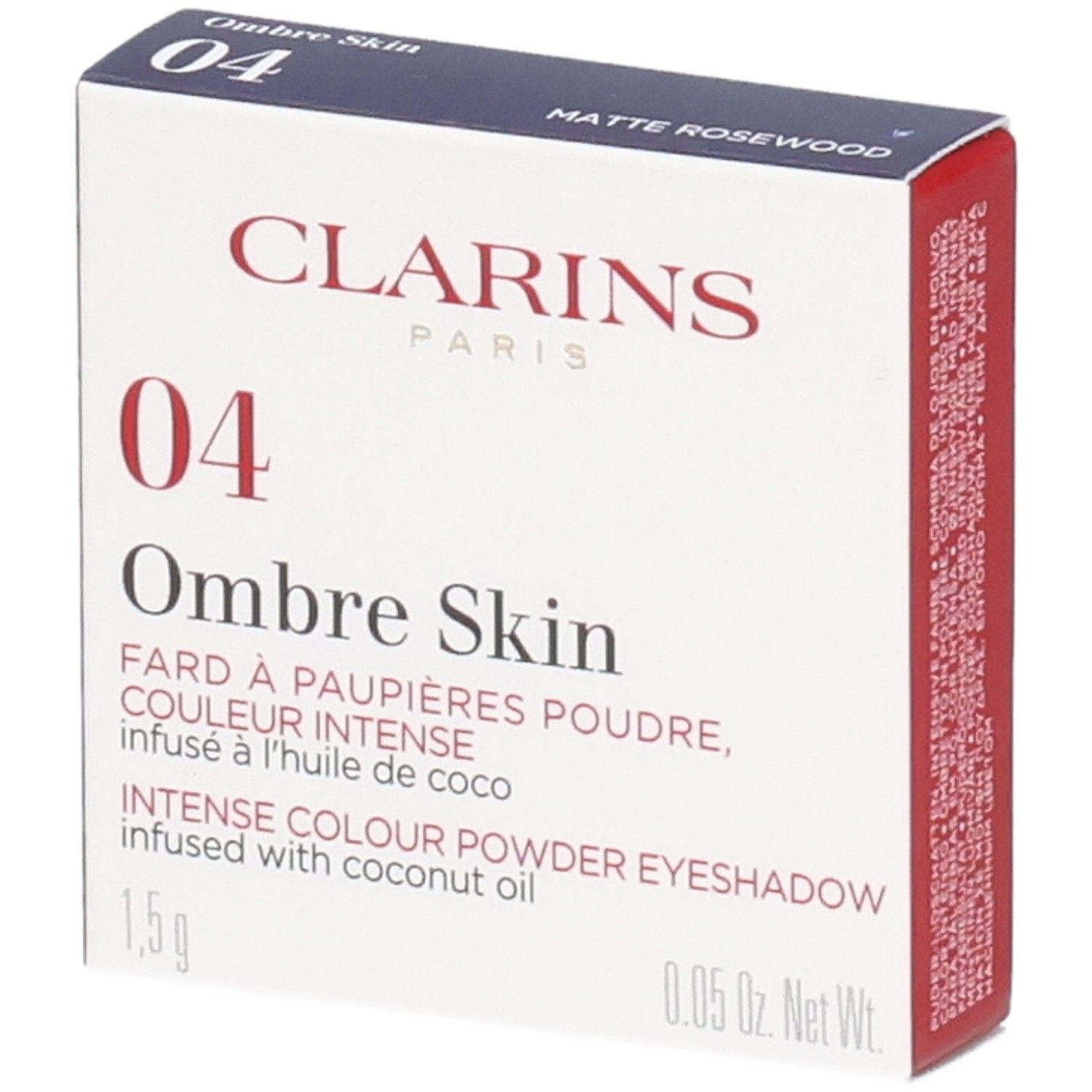 Clarins Ombre Skin Mono Fard à Paupières 04 Matte Rosewood, 1,5g.