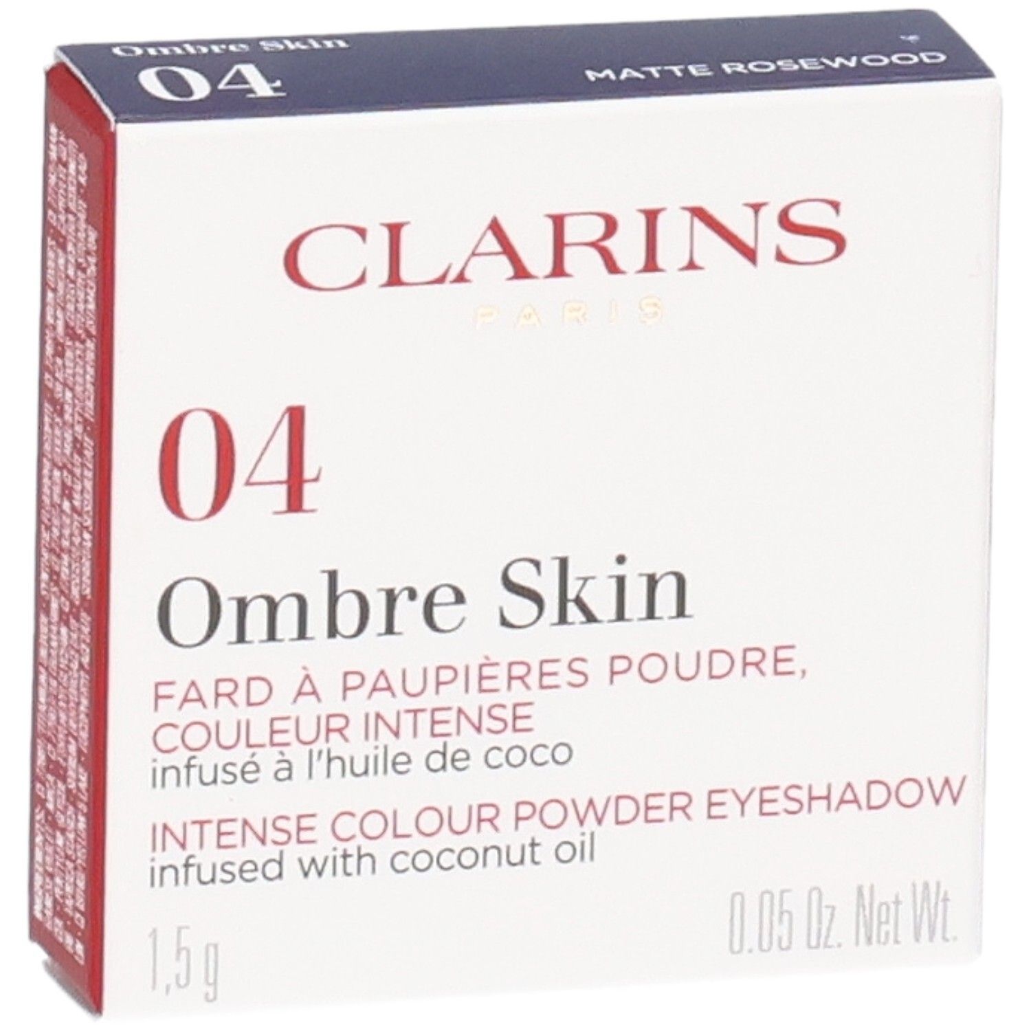 Clarins Ombre Skin Mono Fard à Paupières 04 Matte Rosewood, 1,5g.