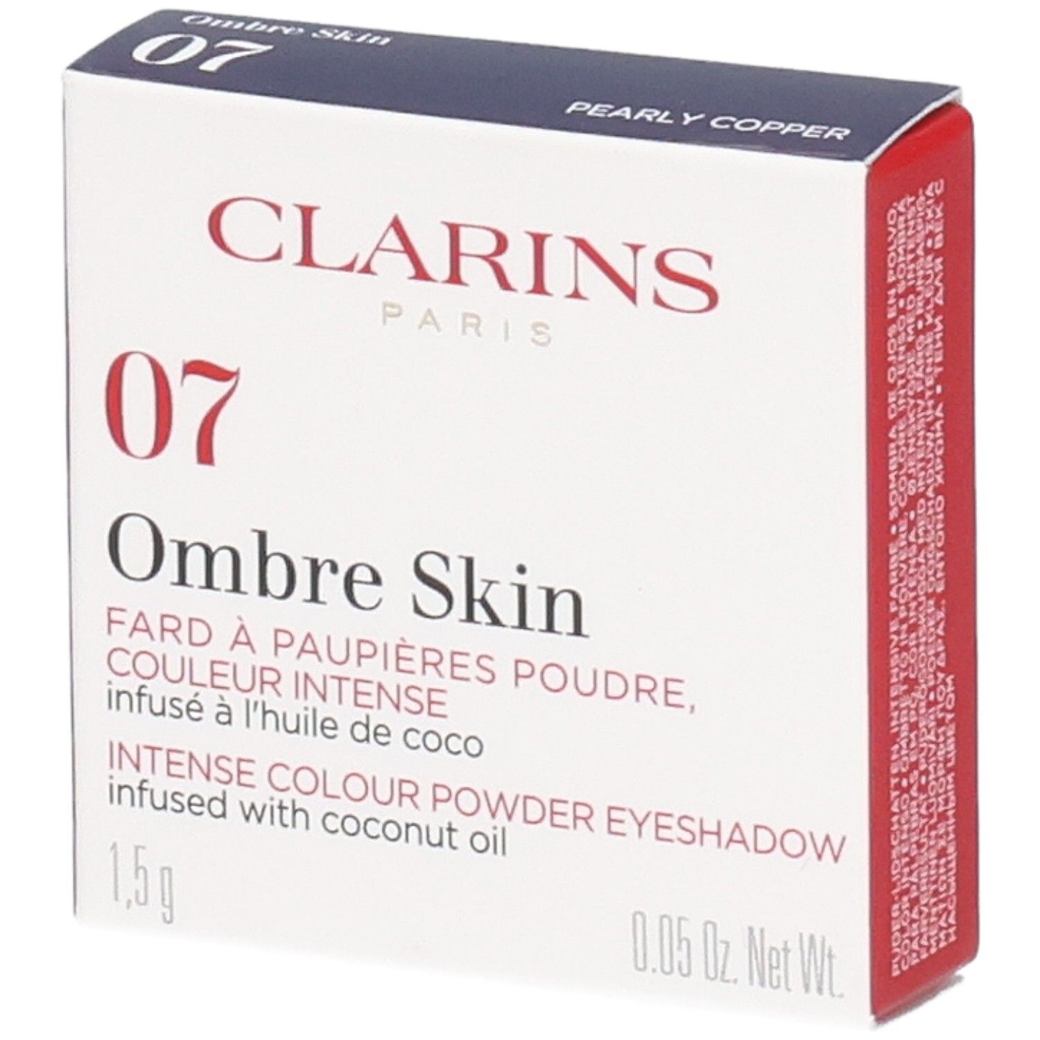 Clarins Ombre Skin fard à paupières compact 07 Cuivre Perle, 1,5 g.
