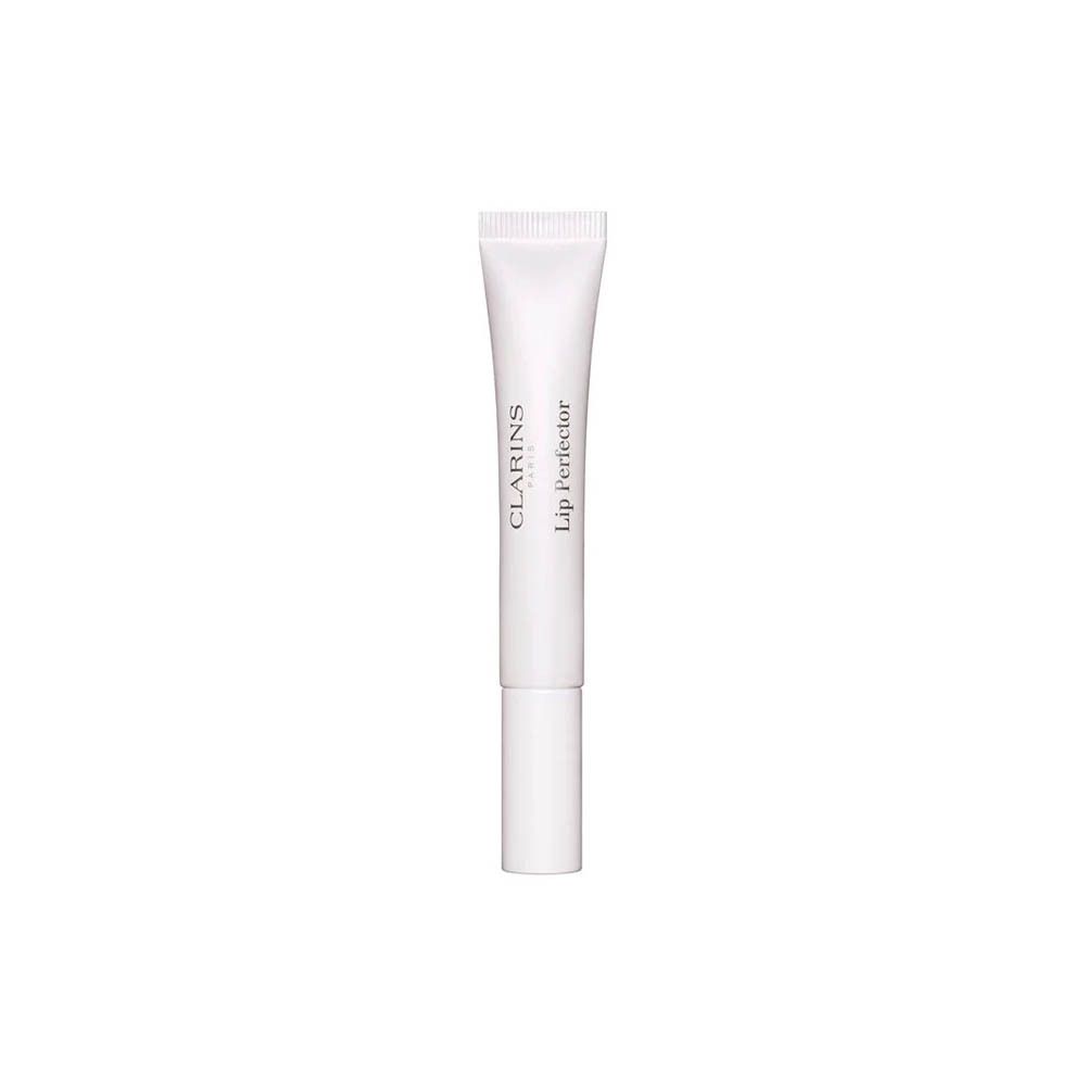 Clarins Lip Perfector 20 en boîte, face avant avec numéro et nom du produit.