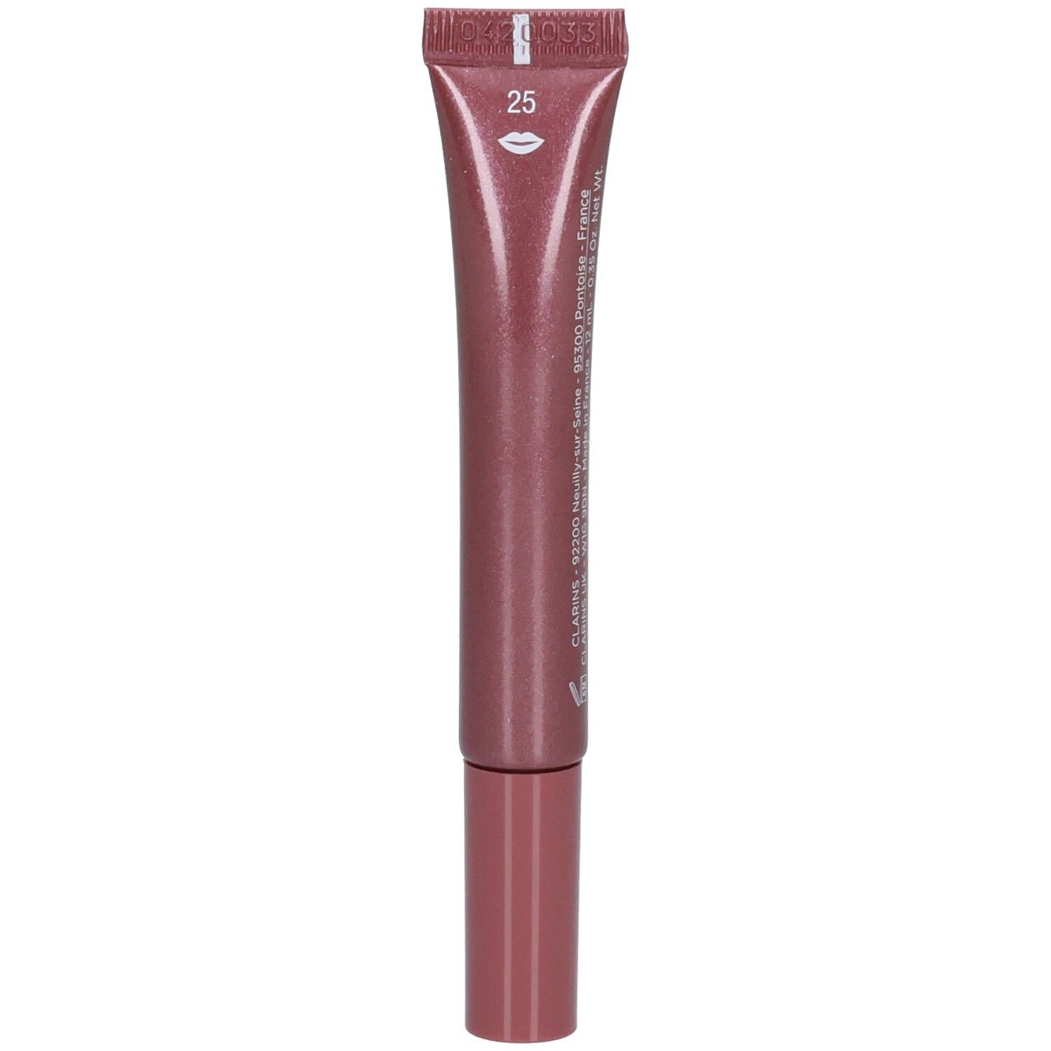Clarins Lip Perfector, teinte 25, avec applicateur.