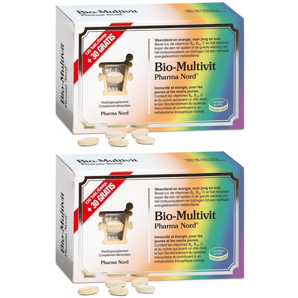Pharma Nord Bio-Multivit + 30 Tabletten GRATIS PROMO x2