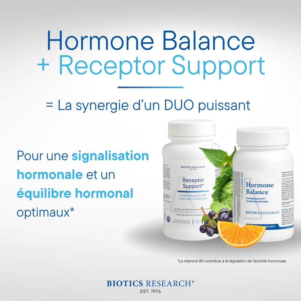 Ingrédients et posologie de Biotics Research Hormone Balance.