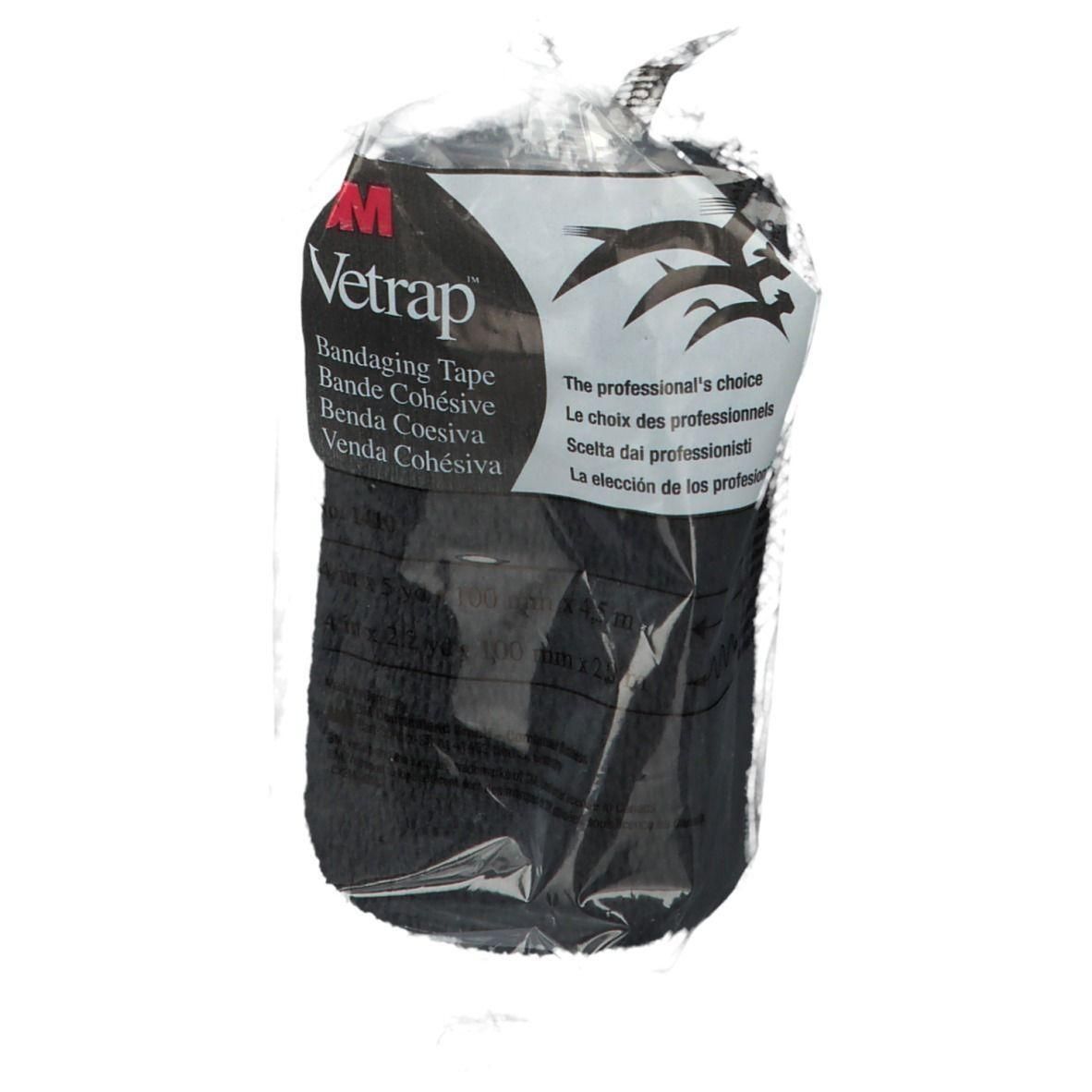 Ruban Vetrap noir en emballage plastique. Étiquette avec nom et logos du produit. Choix professionnel.