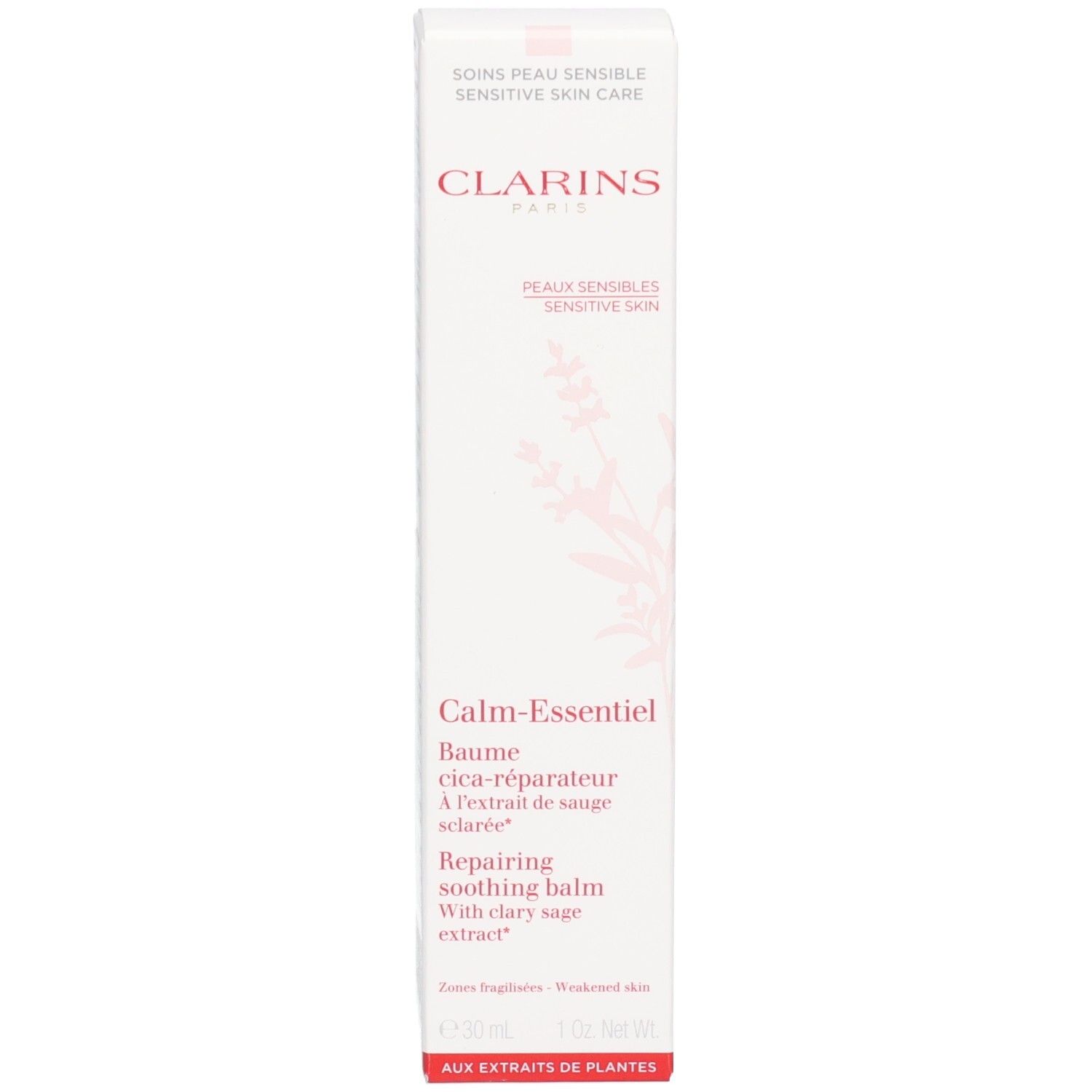 Clarins Calm Essentiel : Baume réparateur pour peaux sensibles, 30ml.