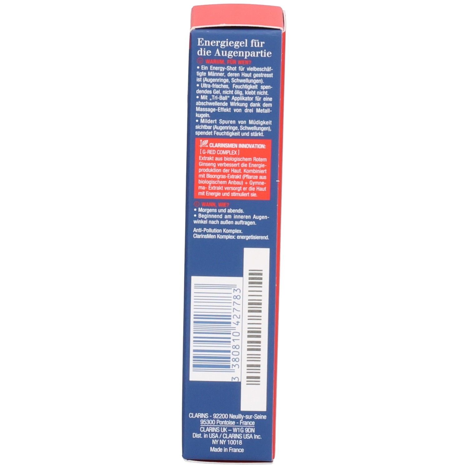 Clarins Men Gel Énergisant Yeux