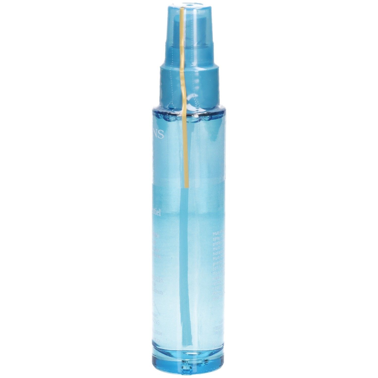 Clarins Hydra-Essentiel Brume Hydratante Multi-Protection flacon pompe.