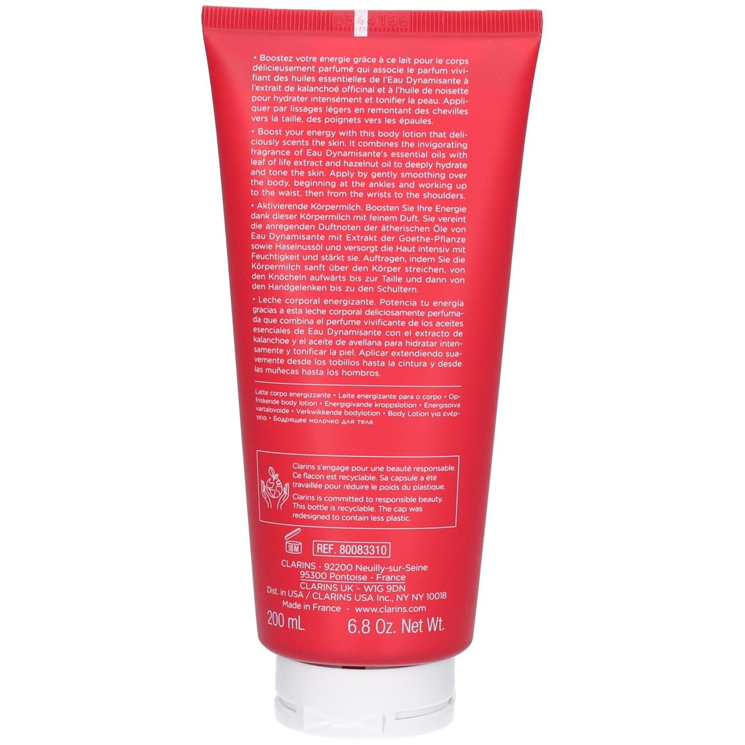 Clarins Eau Dynamisante Lait fondant énergisant