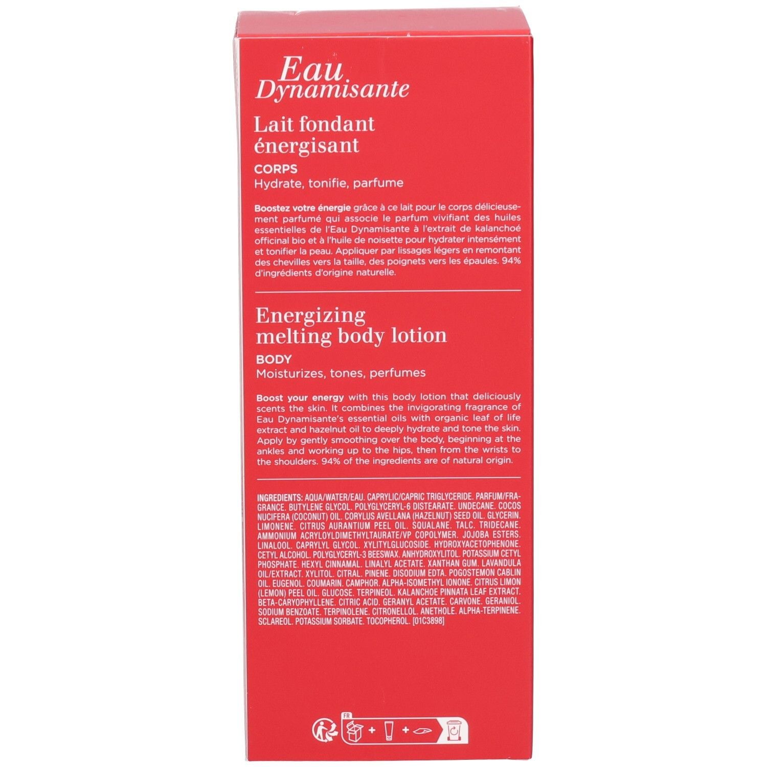 Clarins Eau Dynamisante Lait fondant énergisant
