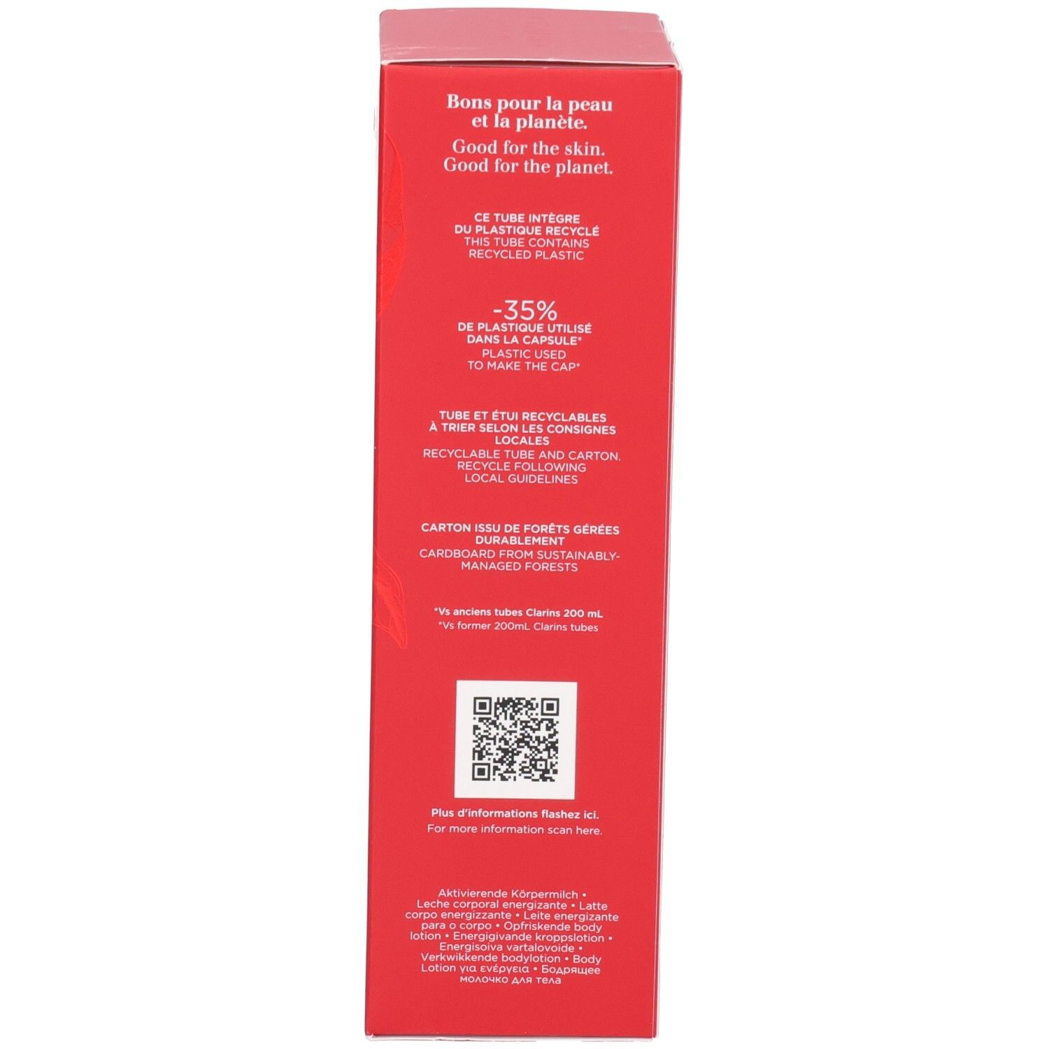 Clarins Eau Dynamisante Lait fondant énergisant
