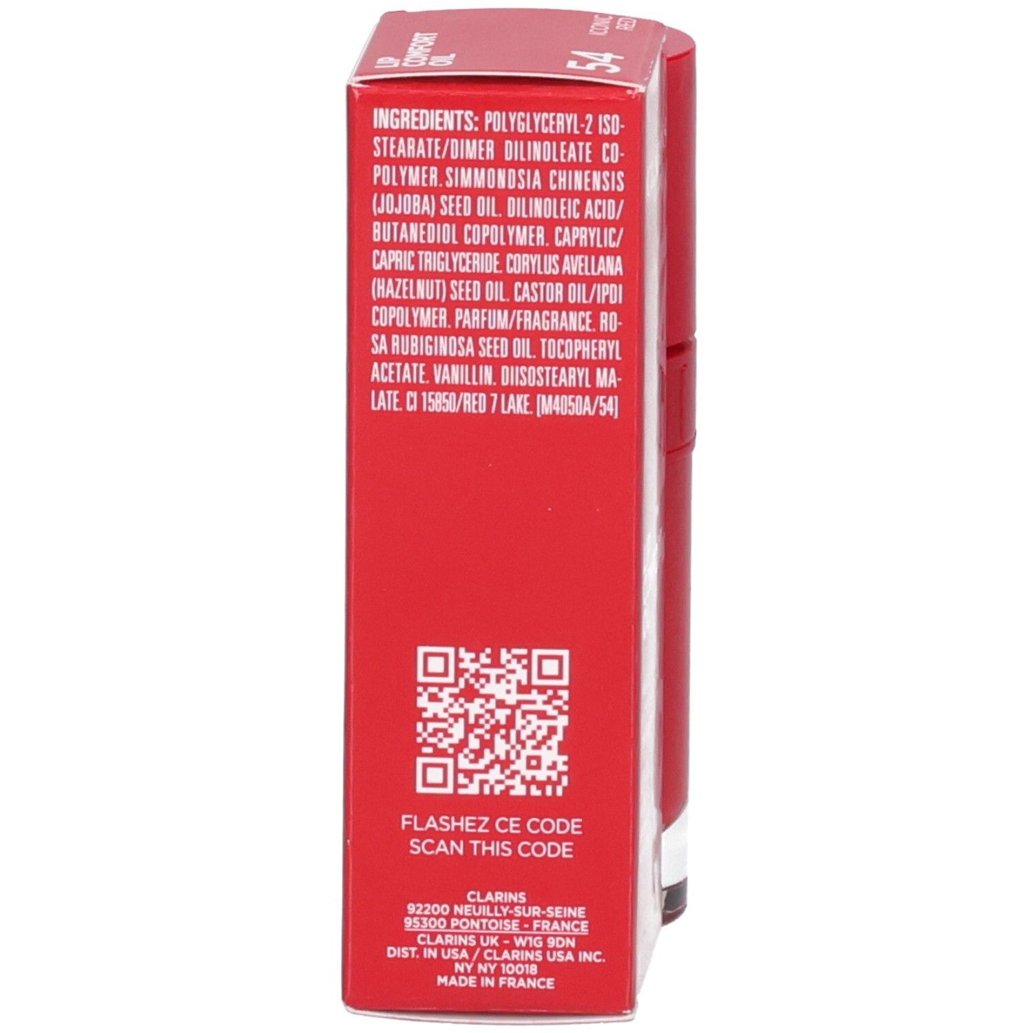 Clarins Lip Oil 10°Anniversario 54 Iconic Red