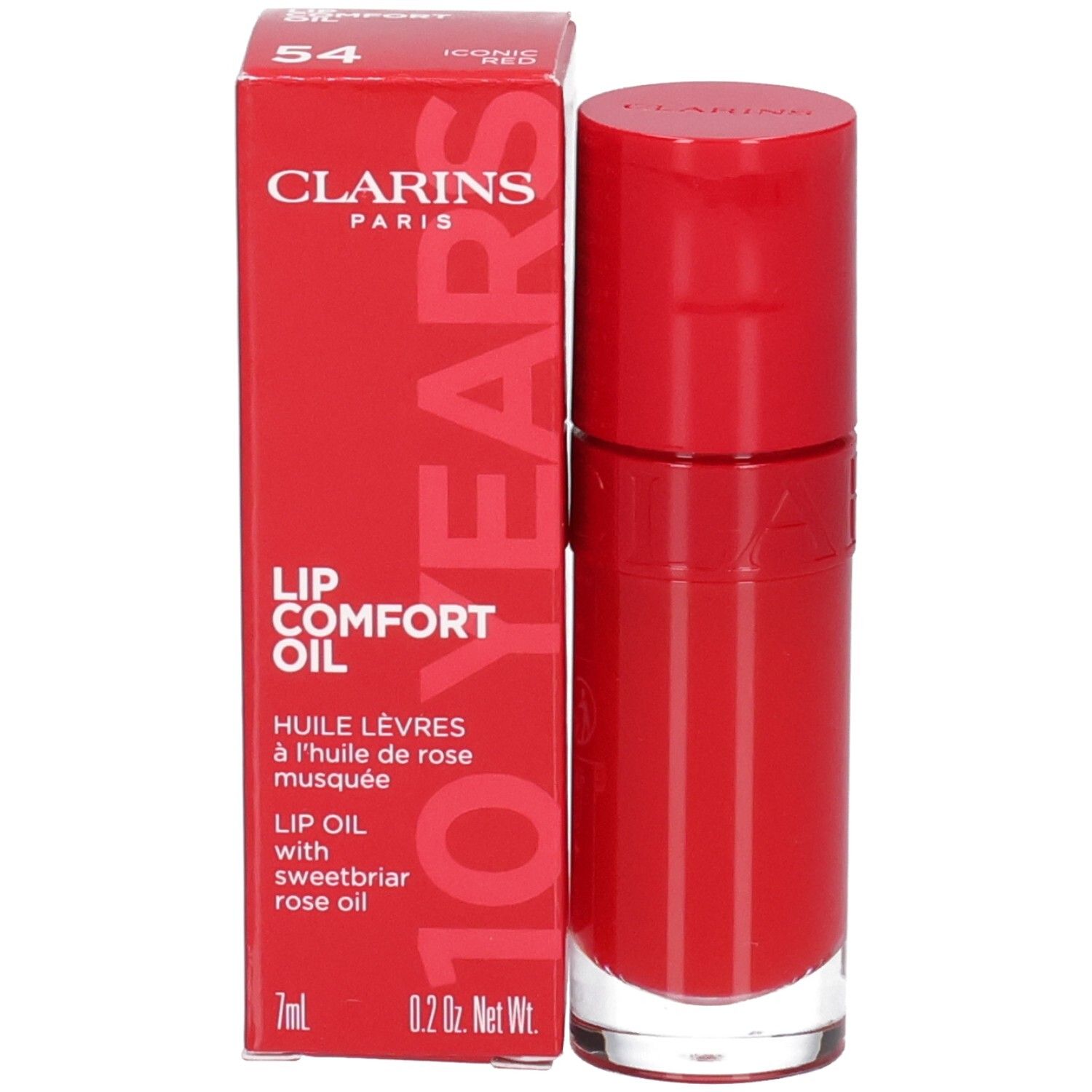Clarins Lip Oil 10°Anniversario 54 Iconic Red
