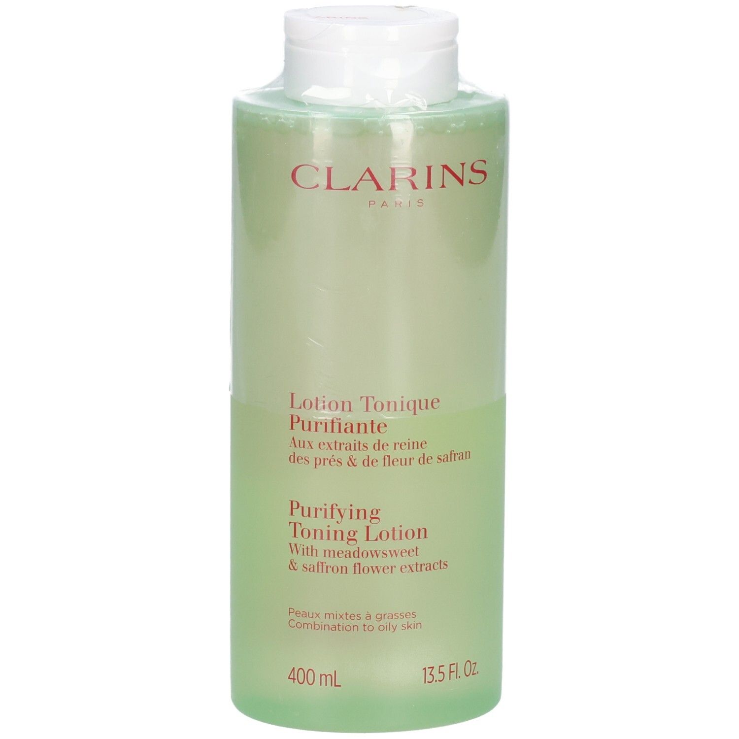 Clarins Lotion Tonique Purifiante, 400 ml, flacon.