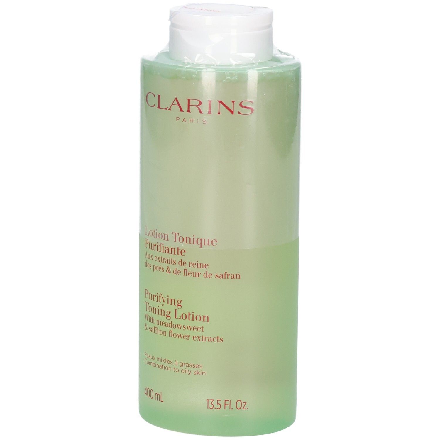 Clarins Lotion Tonique Purifiante, 400 ml, flacon.