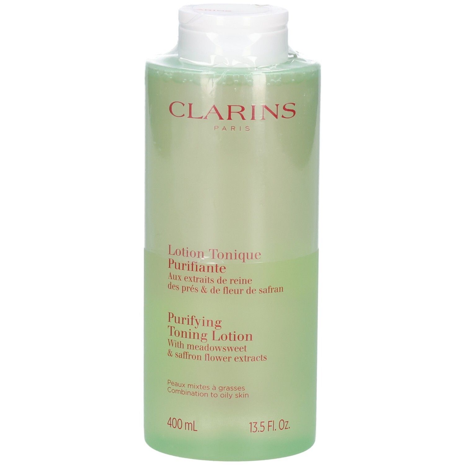 Clarins Lotion Tonique Purifiante, 400 ml, flacon.