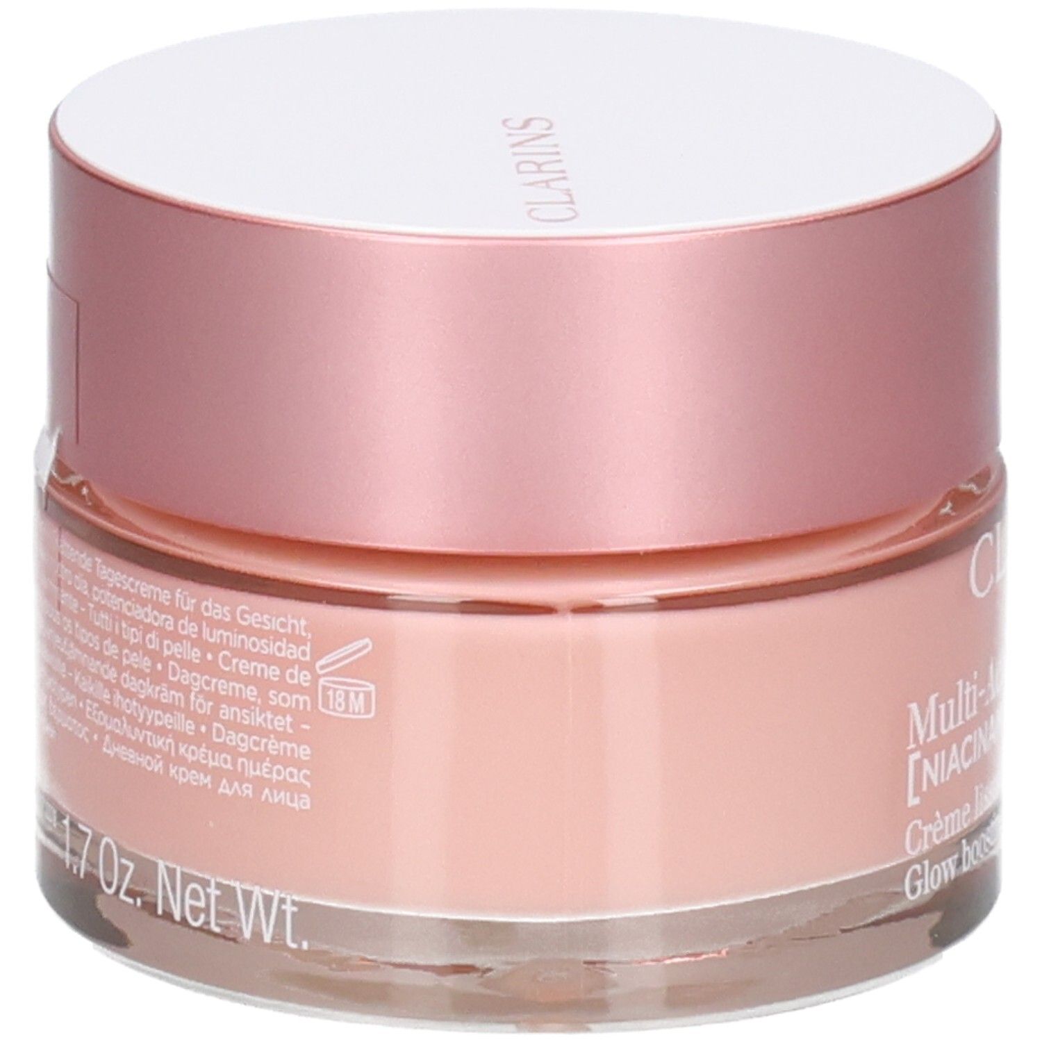 Clarins Multi-Active Crème Jour, 50 ml, 1.7 oz Net Wt. avec Niacinamide et Extrait de Sea Holly.