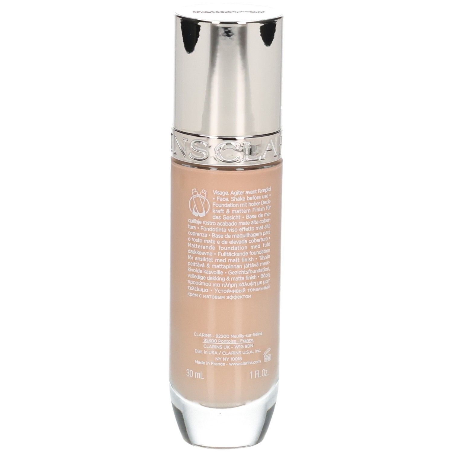 Clarins Skin Illusion Full Coverage Fond de Teint 109C