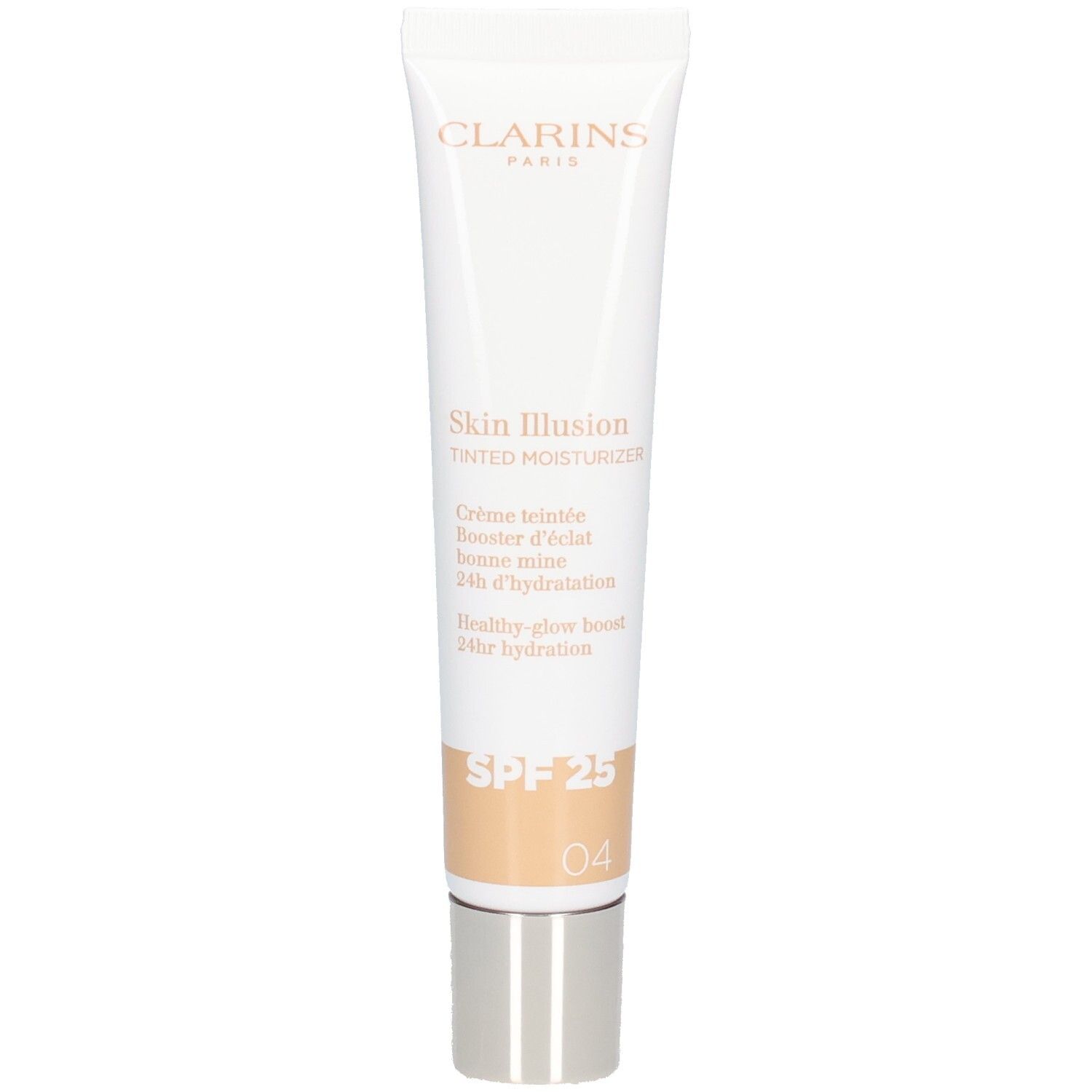 Clarins Skin Illusion crème teintée hydratante SPF 25, teinte 04.