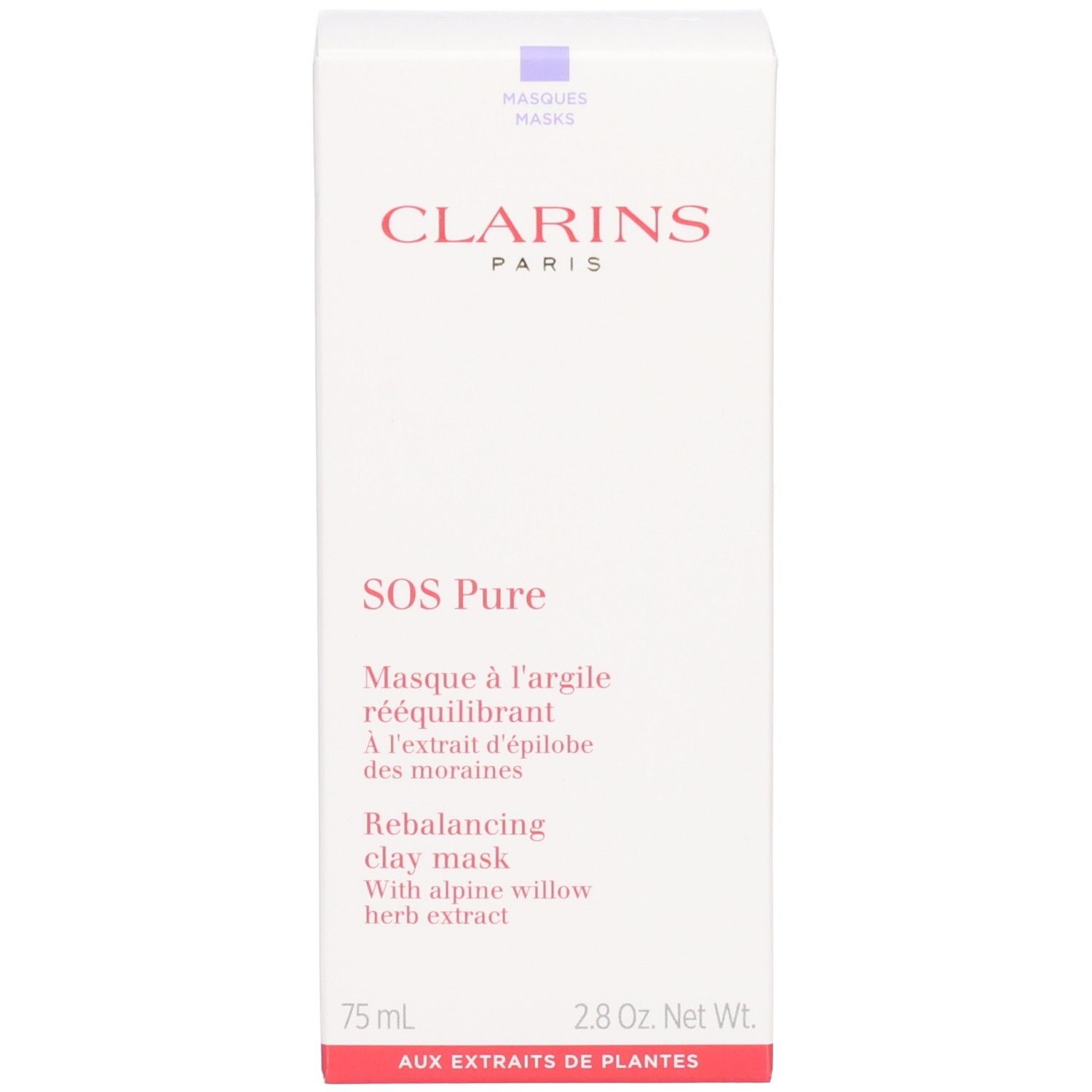 Clarins SOS Pure Masque à l’argile rééquilibrant