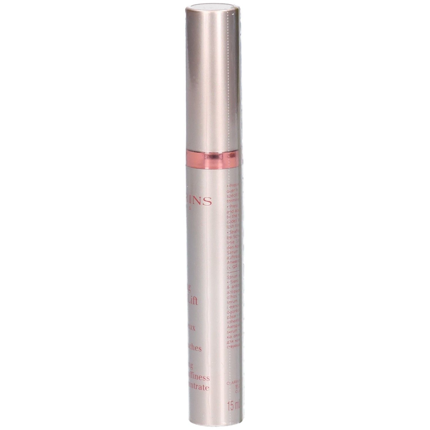 Sérum Clarins V Shaping Facial Lift, 15ml, avec texte.