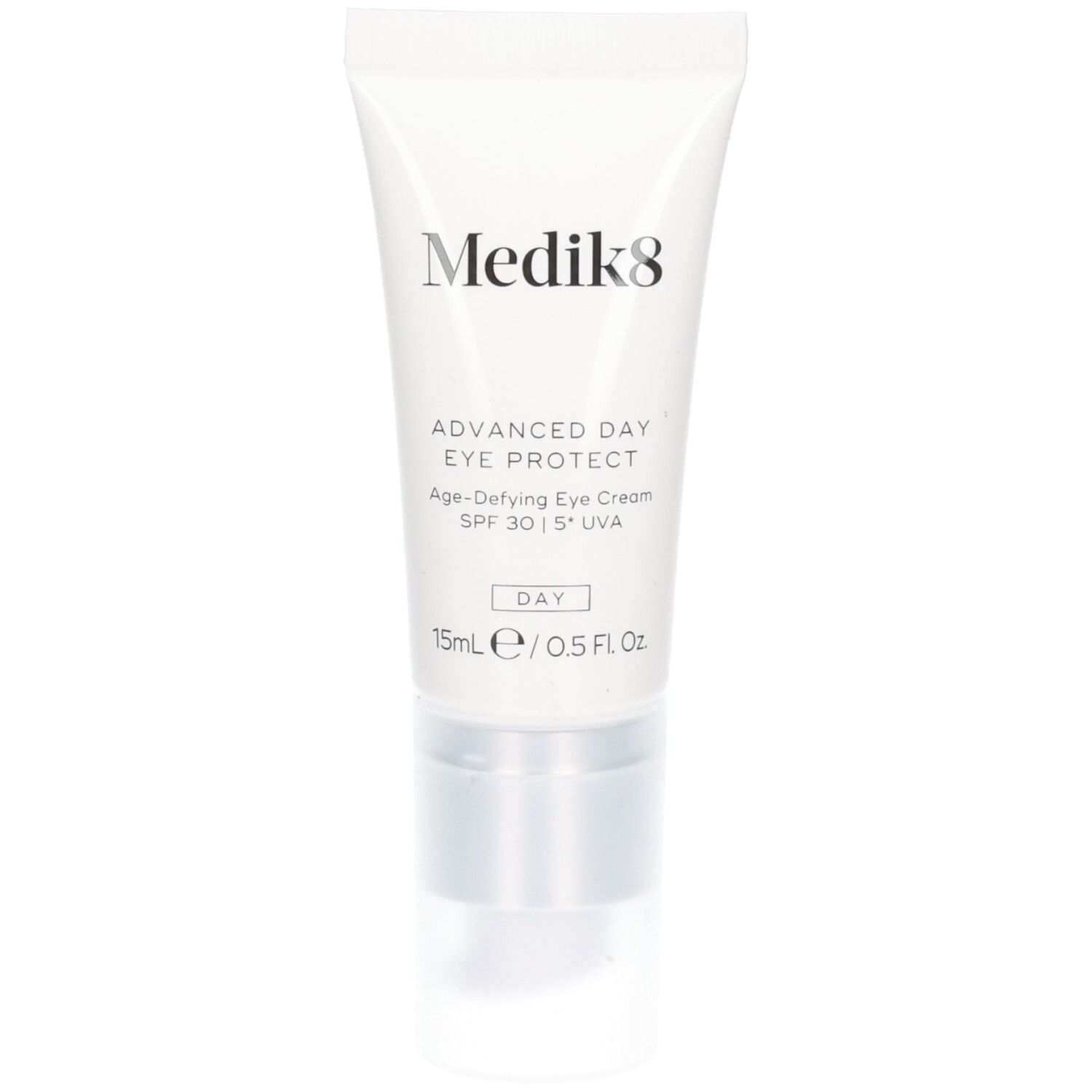 Tube Medik8 Advanced Day Eye Protect avec applicateur. Contient 15ml.