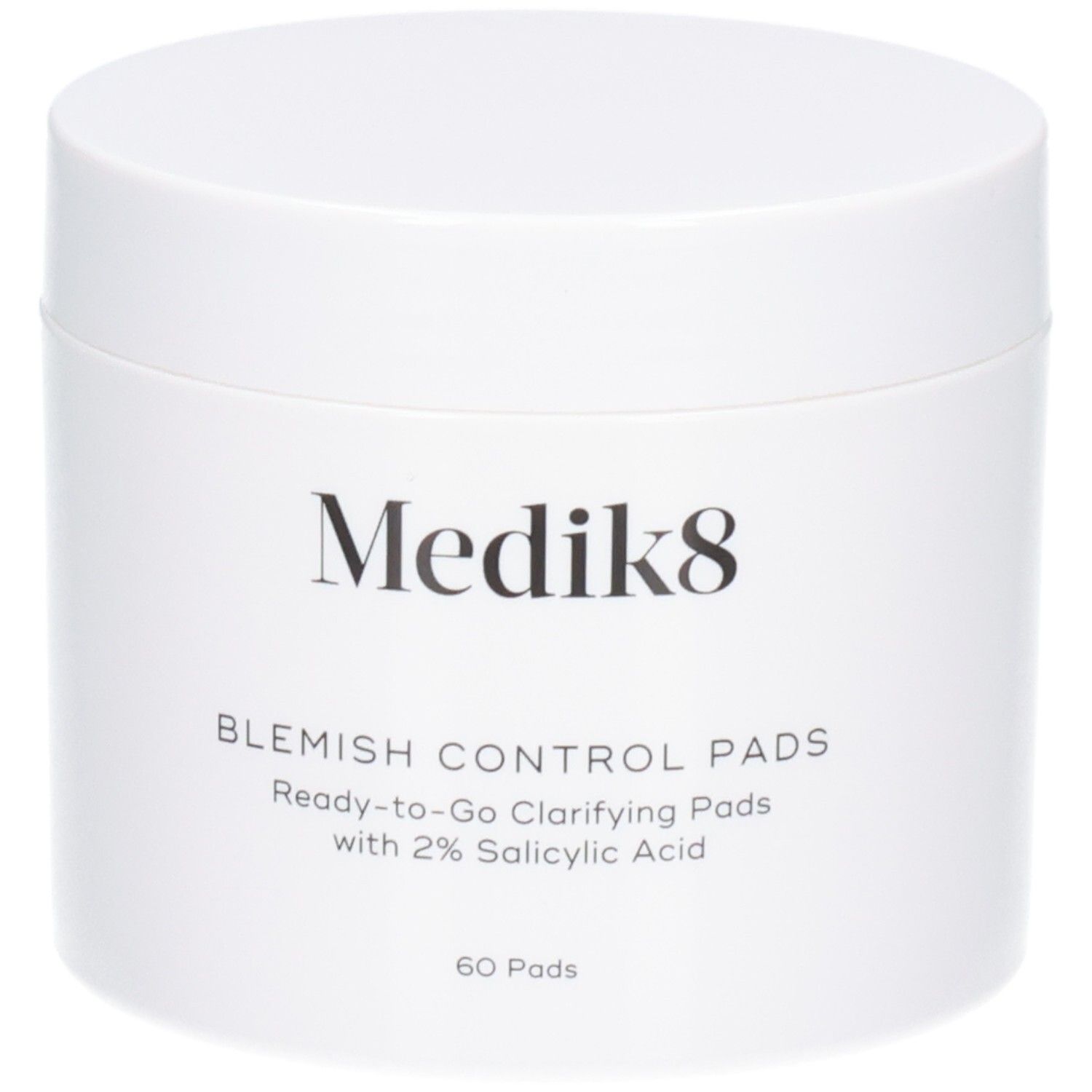 Medik8 Blemish Control Pads : Carrés clarifiants avec 2% d'acide salicylique, 60 pièces.