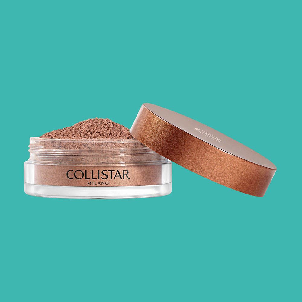 Boîte Collistar Magica Poudre Bronzante Libre ouverte avec poudre bronzante.