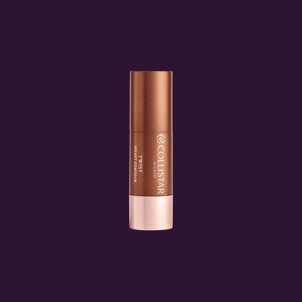 Emballage du Collistar Twist Velvet Contour Stick, avec informations produit sur le côté.